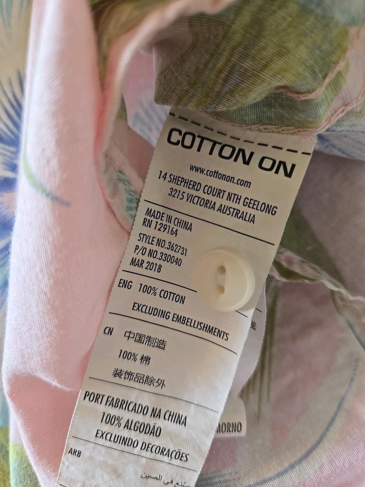 Other Vtg Mens L Cotton On Pink Floral Short Sleeve Hawaiian Shirt Size US L / EU 52-54 / 3 - 7 Thumbnail