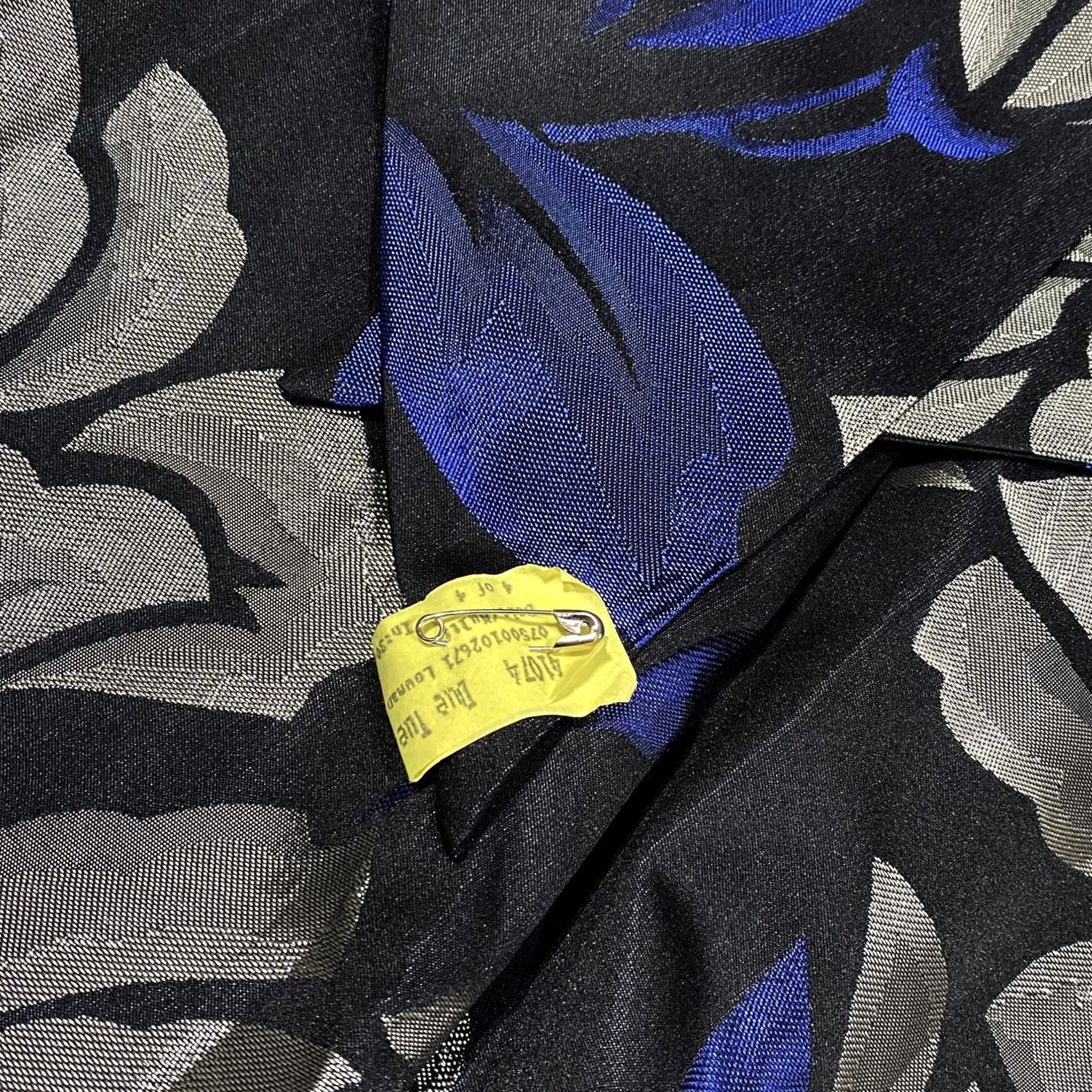Vintage Coast Cocktail Party Dress UK 8 Floral Black Navy Sleeveless Pre Loved, Multicoloured, Polyester Acetate, See Pictures, Regular, Women Size M / US 6-8 / IT 42-44 - 4 Thumbnail