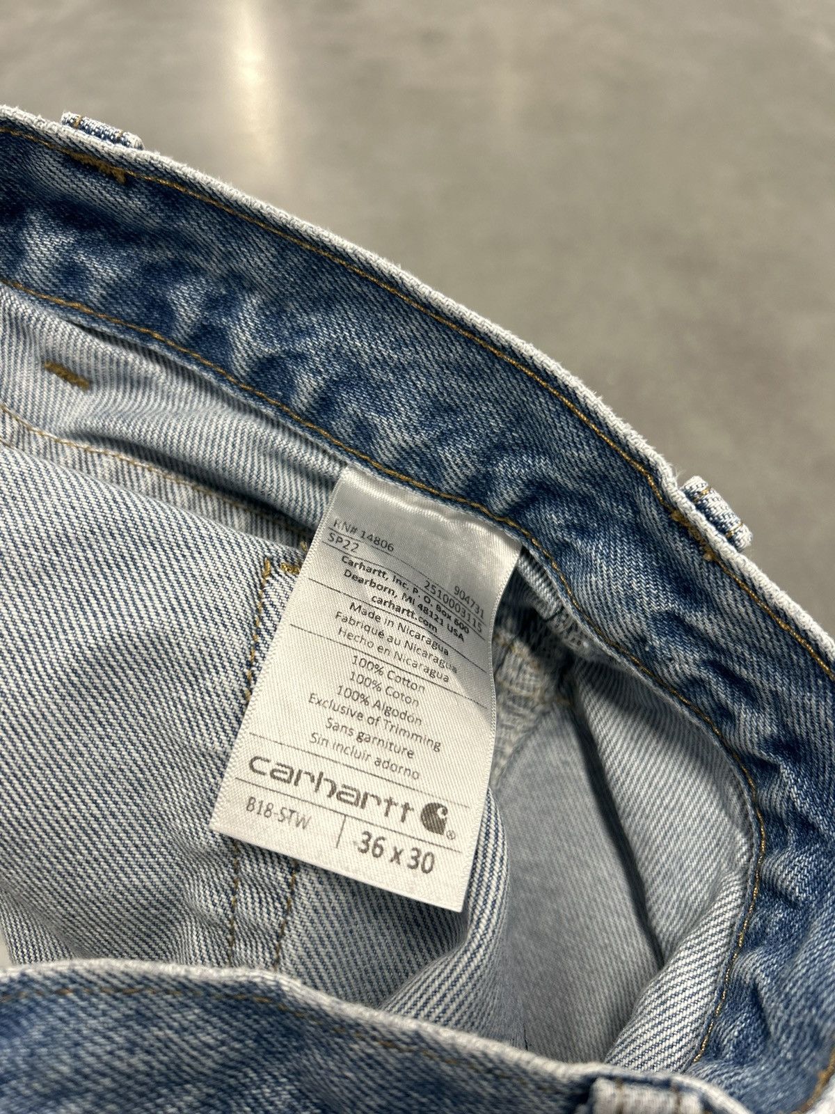 Carhartt Carhartt denim jeans Size US 36 / EU 52 - 6 Thumbnail