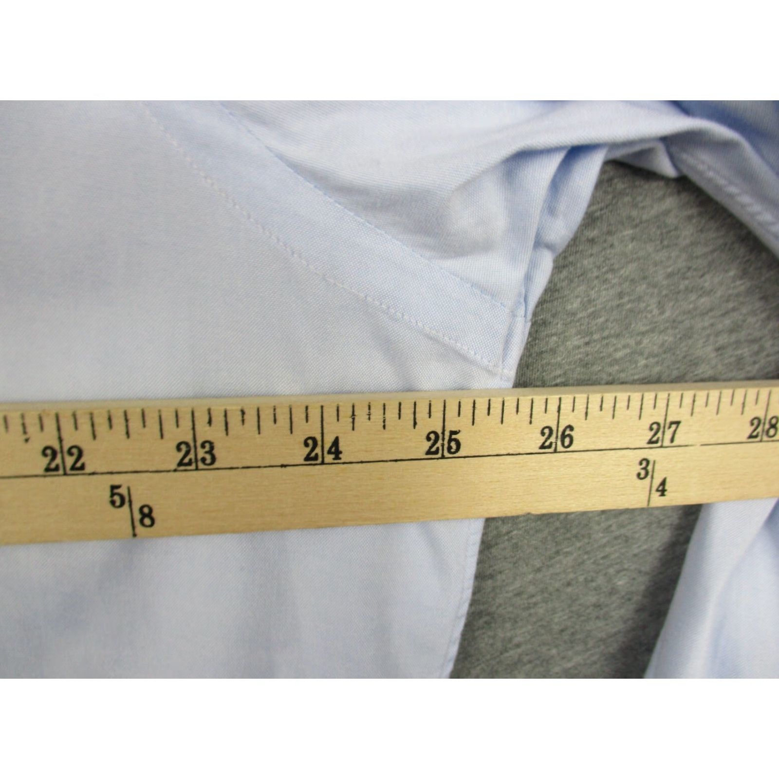Vintage SHAIA'S Dress Shirt Men’s 16-32 Blue Classic Fit Made in USA Shirt Vintage Men’s Regular Small? Size 46R - 6 Thumbnail