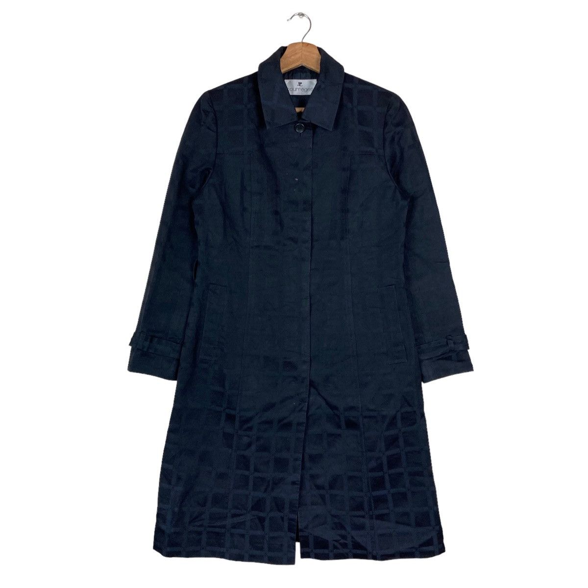 Courreges COURREGES PARIS Button Trench Coat Long Jacket Size US S / EU 44-46 / 1 - 1 Thumbnail