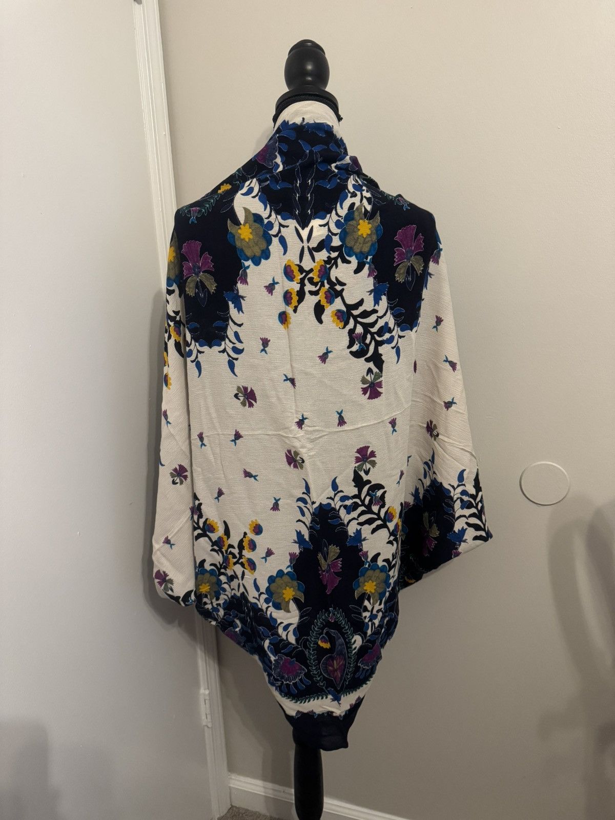 Other Multicolored Floral Boho Kimono Shrug Cover-Up Women's Size ONE SIZE - 3 Thumbnail