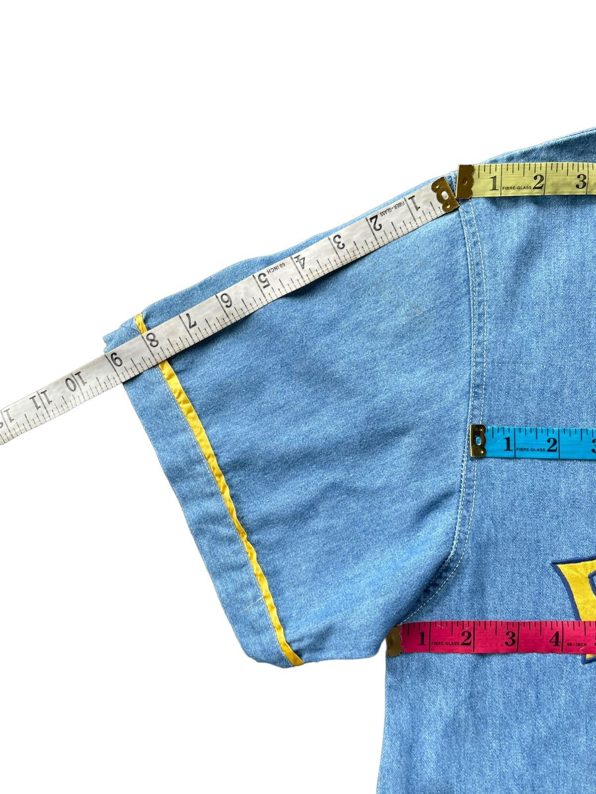 MLB Vintage 90’s Brewer No 31 Denim Shirt Size US XL / EU 56 / 4 - 10 Thumbnail