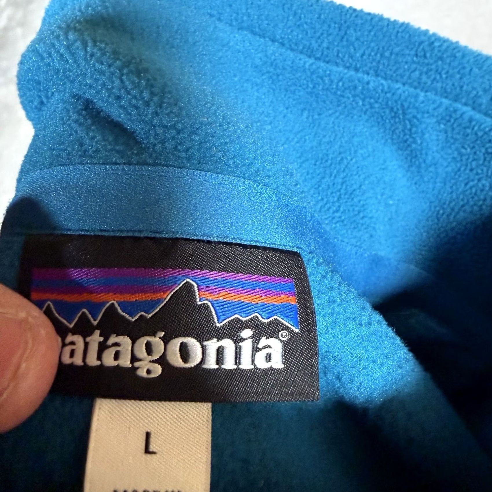 Patagonia Patagonia Jacket Mens Large Blue Fleece 1/4 Zip Pullover Outdoor Hiking Casual Travel Regular Climate Size US L / EU 52-54 / 3 - 4 Thumbnail