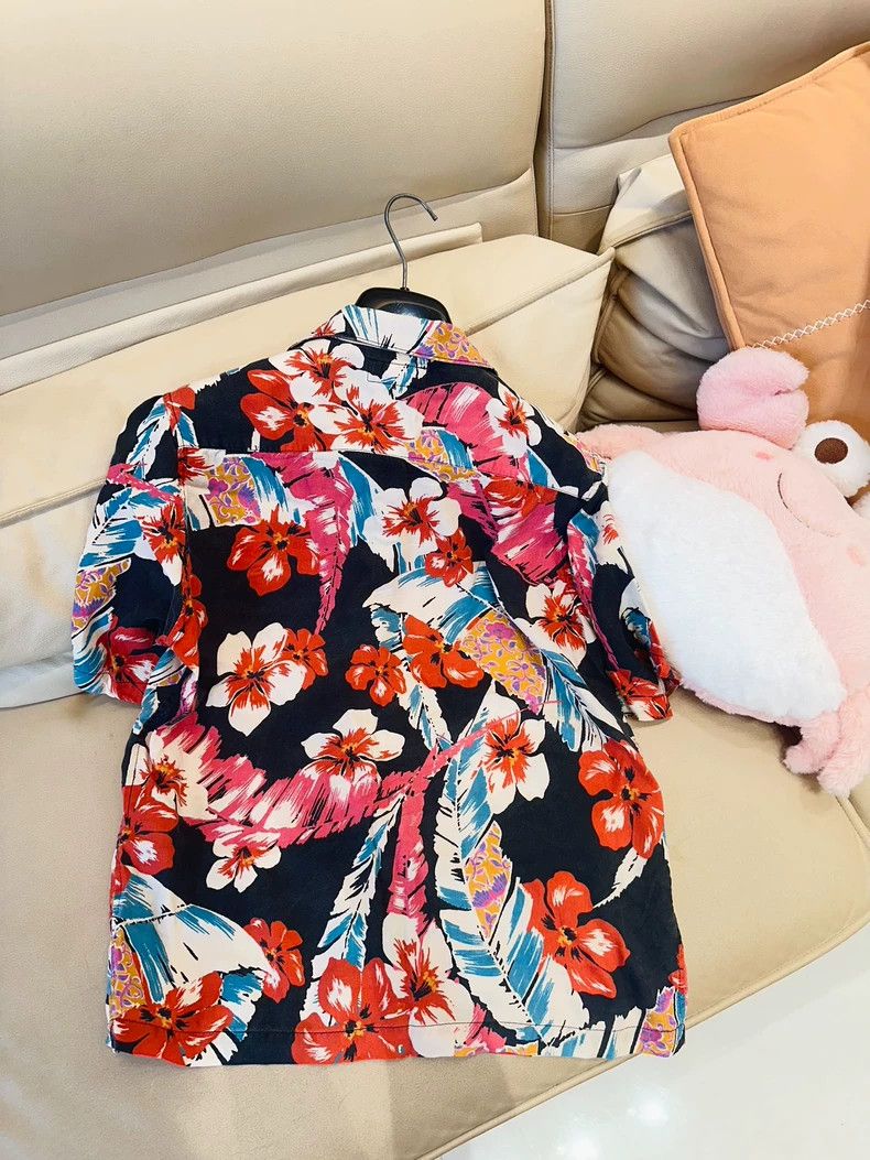 Saint Laurent Paris Saint Laurent Paris Tropical flower lyocell Hawaiian shirt Size S / US 4 / IT 40 - 4 Thumbnail