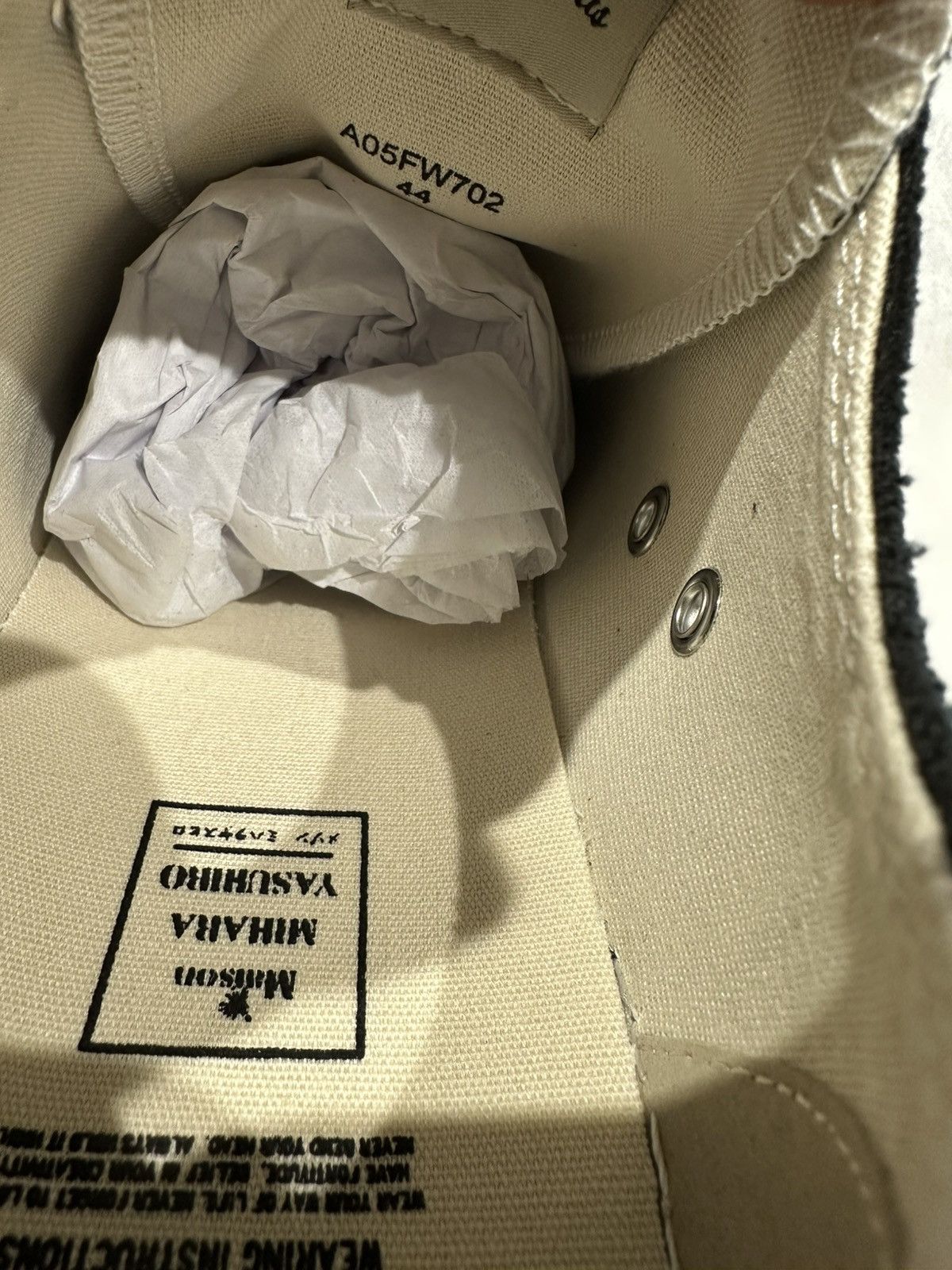 Maison MIHARA YASUHIRO MAISON MIHARA YASUHIRO - Hank Low Black Sneakers Size US 11 / EU 44 - 7 Thumbnail