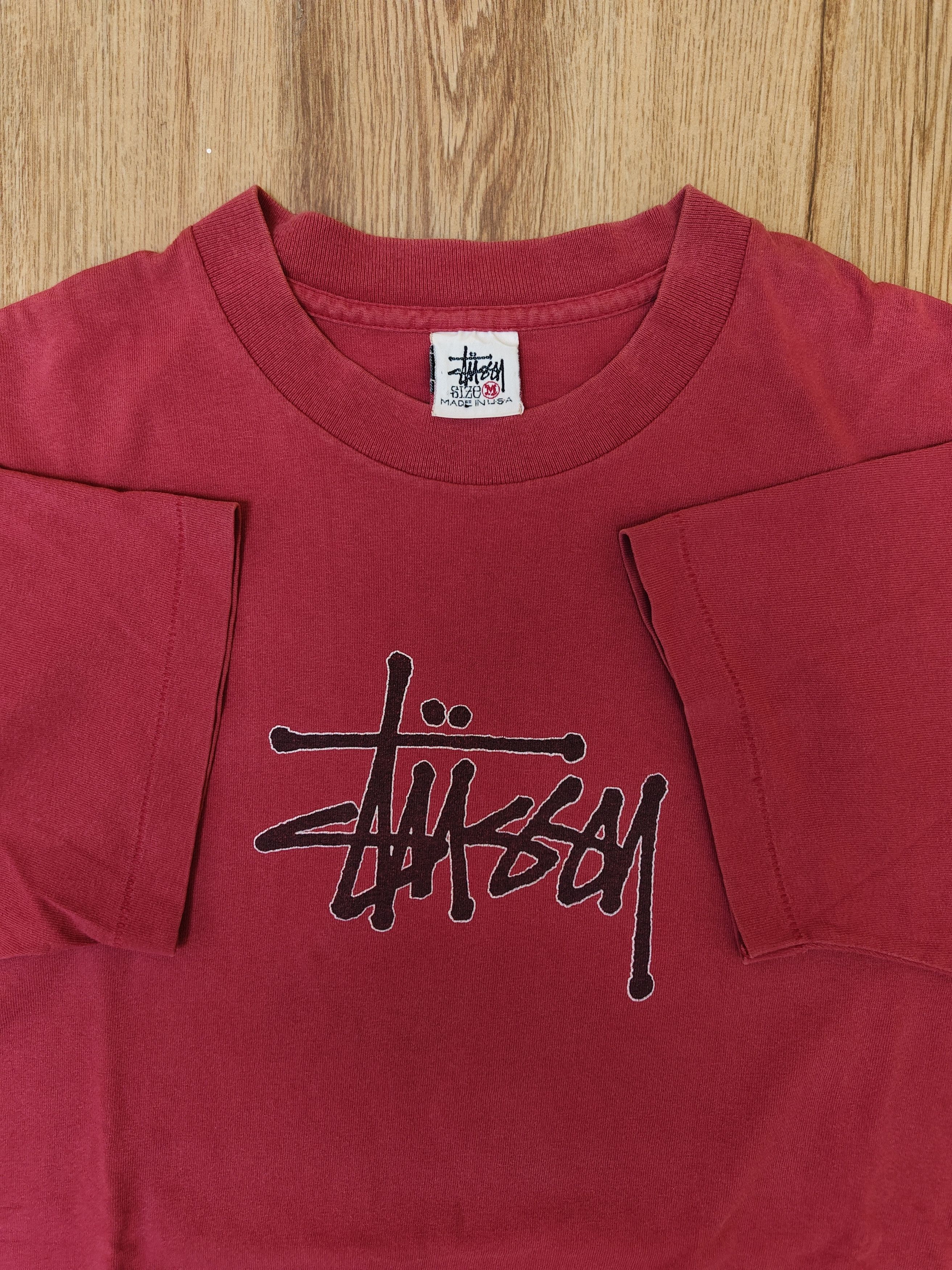 Stussy Vintage Mid 90's Stussy Basic Signature Logo Size US M / EU 48-50 / 2 - 7 Thumbnail