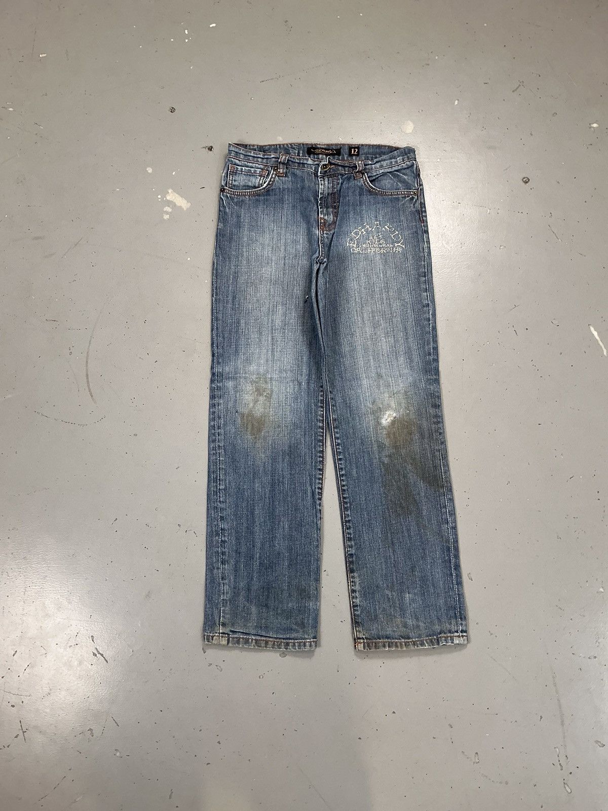 Ed Hardy × Vintage Vintage Ed hardy king Y2K women denim Size 28" / US 6 / IT 42 - 2 Thumbnail