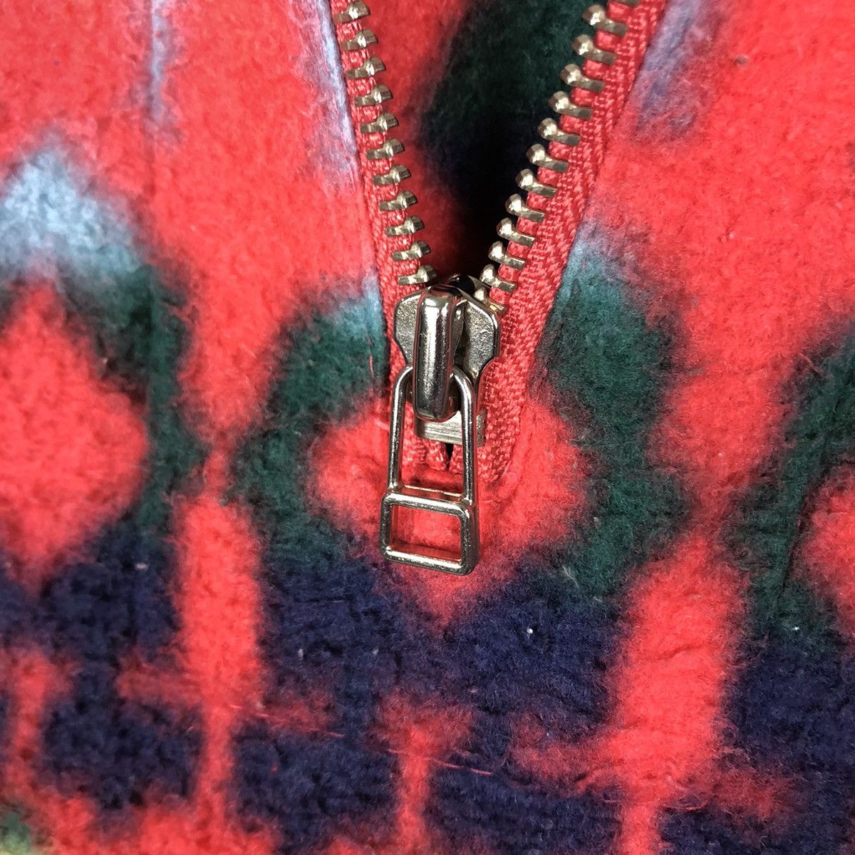Vintage 🔥VINTAGE CREEKS USA FLEECE JACKET NATIVE NAVAJO ANORAK Size US M / EU 48-50 / 2 - 14 Thumbnail
