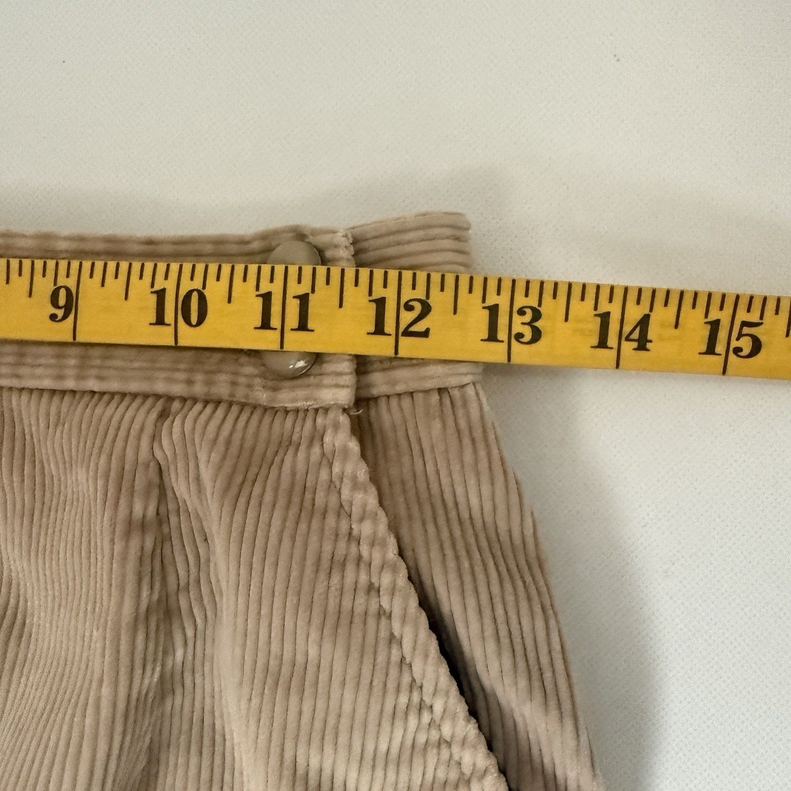 Other Vtg Union Made Gaucho Corduroy Culotte Tan USA Wide Leg Size 25" / US 0 / IT 36 - 6 Thumbnail