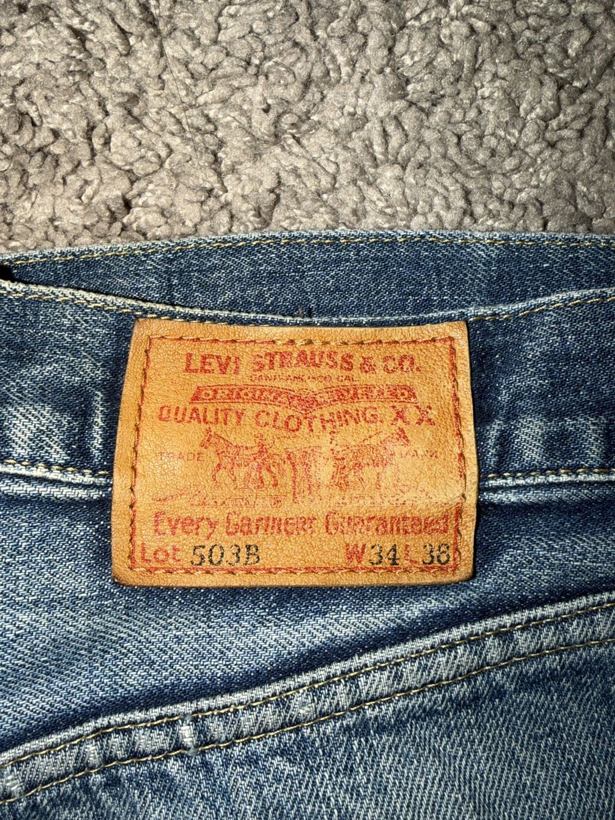 Levi's Vintage Clothing Vintage Selvedge Levi’s 503B-XX Big E Size US 32 / EU 48 - 6 Thumbnail
