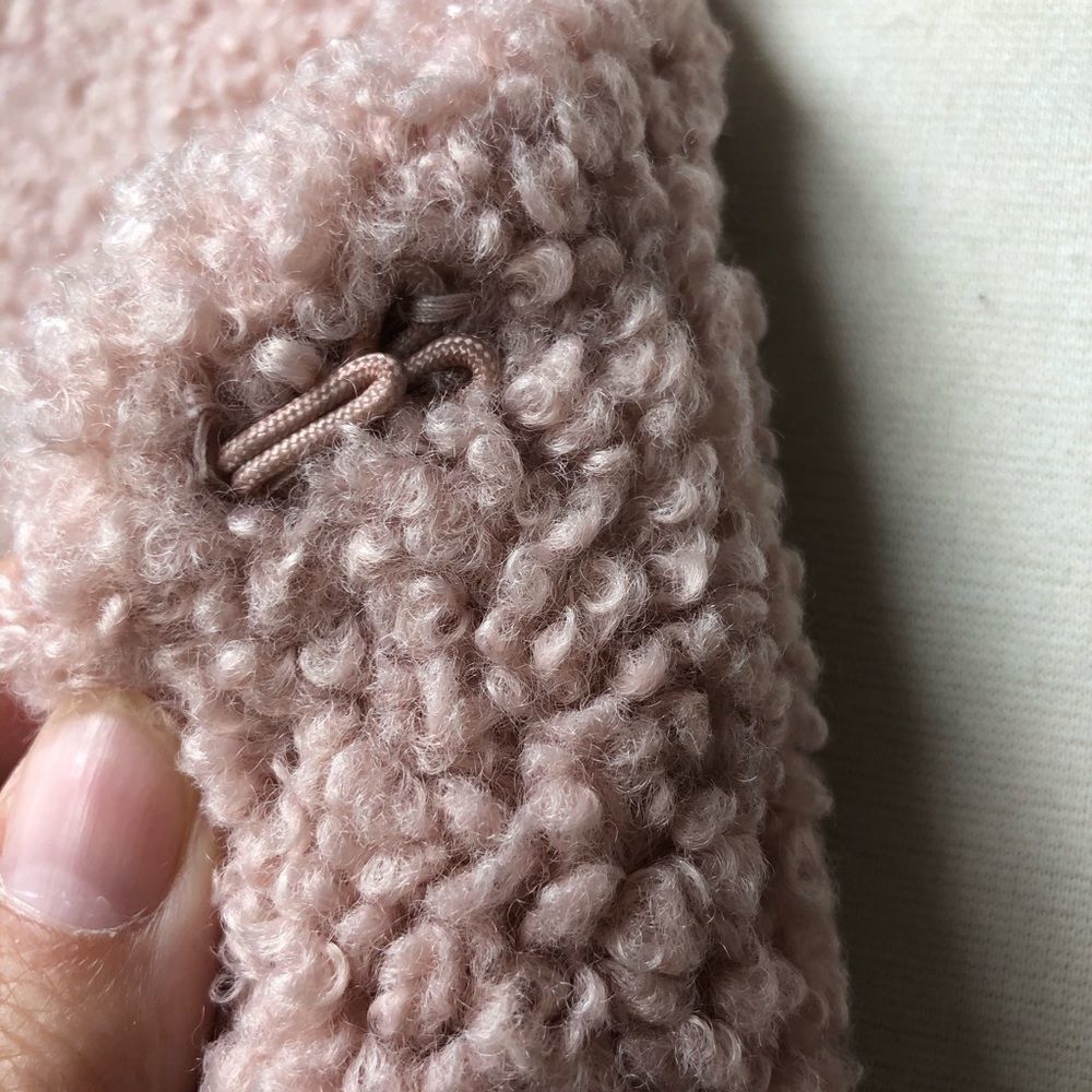 Other Halogen Jewel Neck Teddy Coat Pink NWT L XL Size L / US 10 / IT 46 - 9 Thumbnail