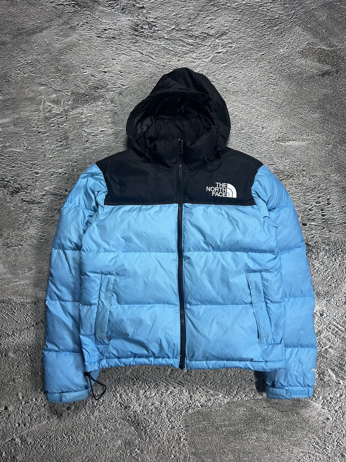 The North Face The North Face nuptse 700 baby blue black down puffer jacket Size S / US 4 / IT 40 - 2 Thumbnail