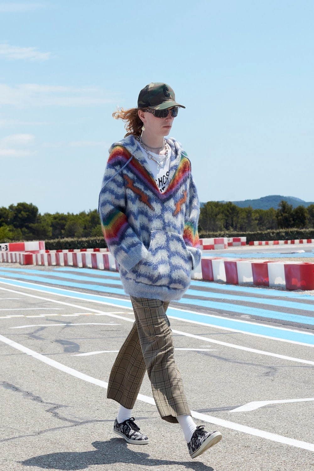 Celine CELINE 2021SS "THE DANCING KID" Knit Hoodie L Size US L / EU 52-54 / 3 - 2 Thumbnail