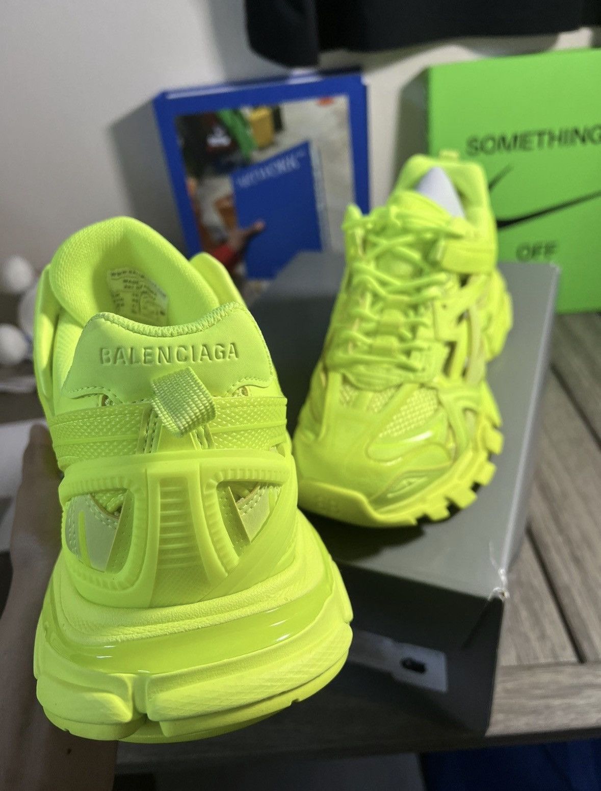 Balenciaga Balenciaga Track 2 Fluro Sneakers Size US 11 / EU 44 - 6 Thumbnail