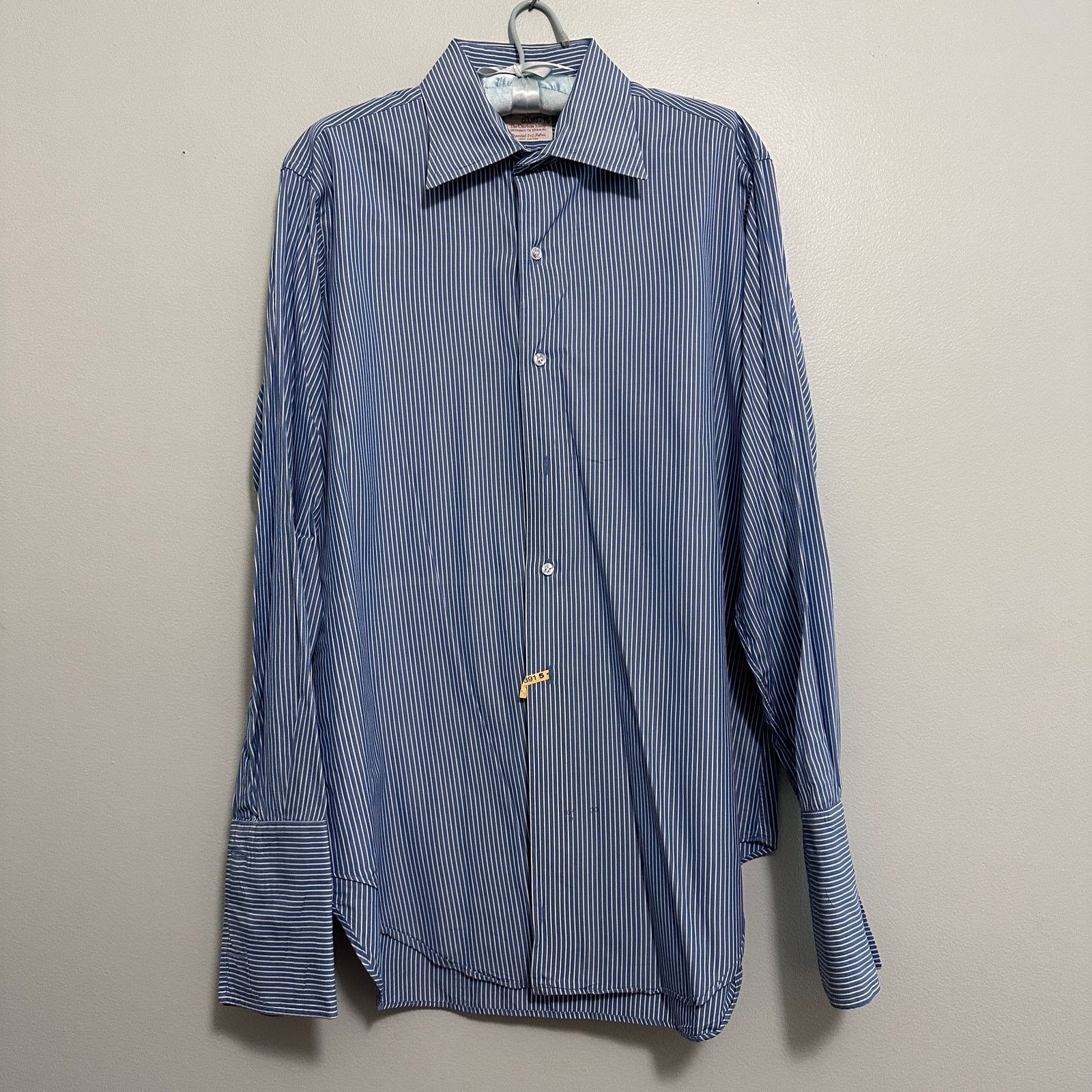 Other Vintage Custom Shop blue striped button down size 16.5 Size US L / EU 52-54 / 3 - 2 Thumbnail