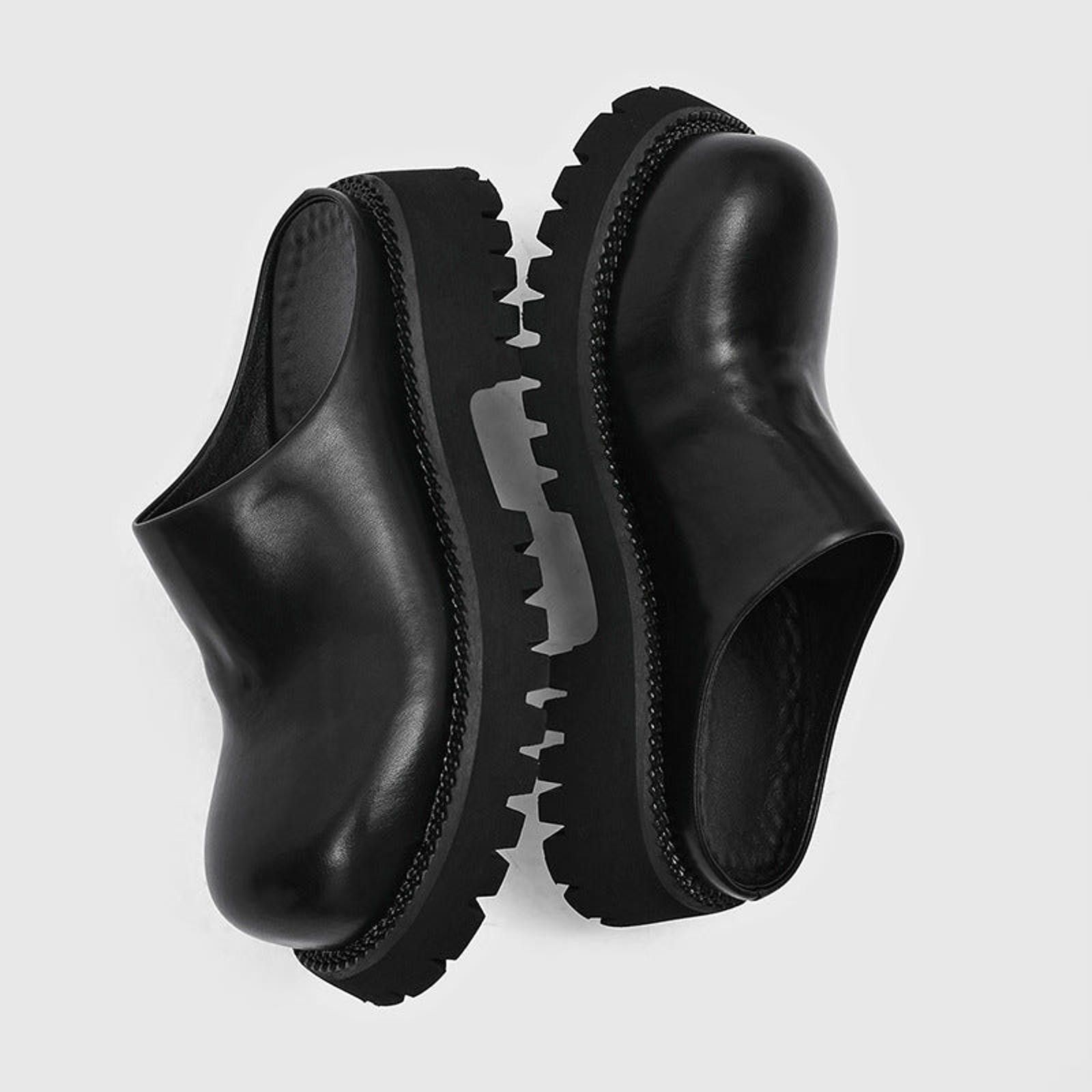 Leather Mickey-Toe Outdoor Lazy Platform Leather Shoe Size US 9 / EU 42 - 5 Thumbnail