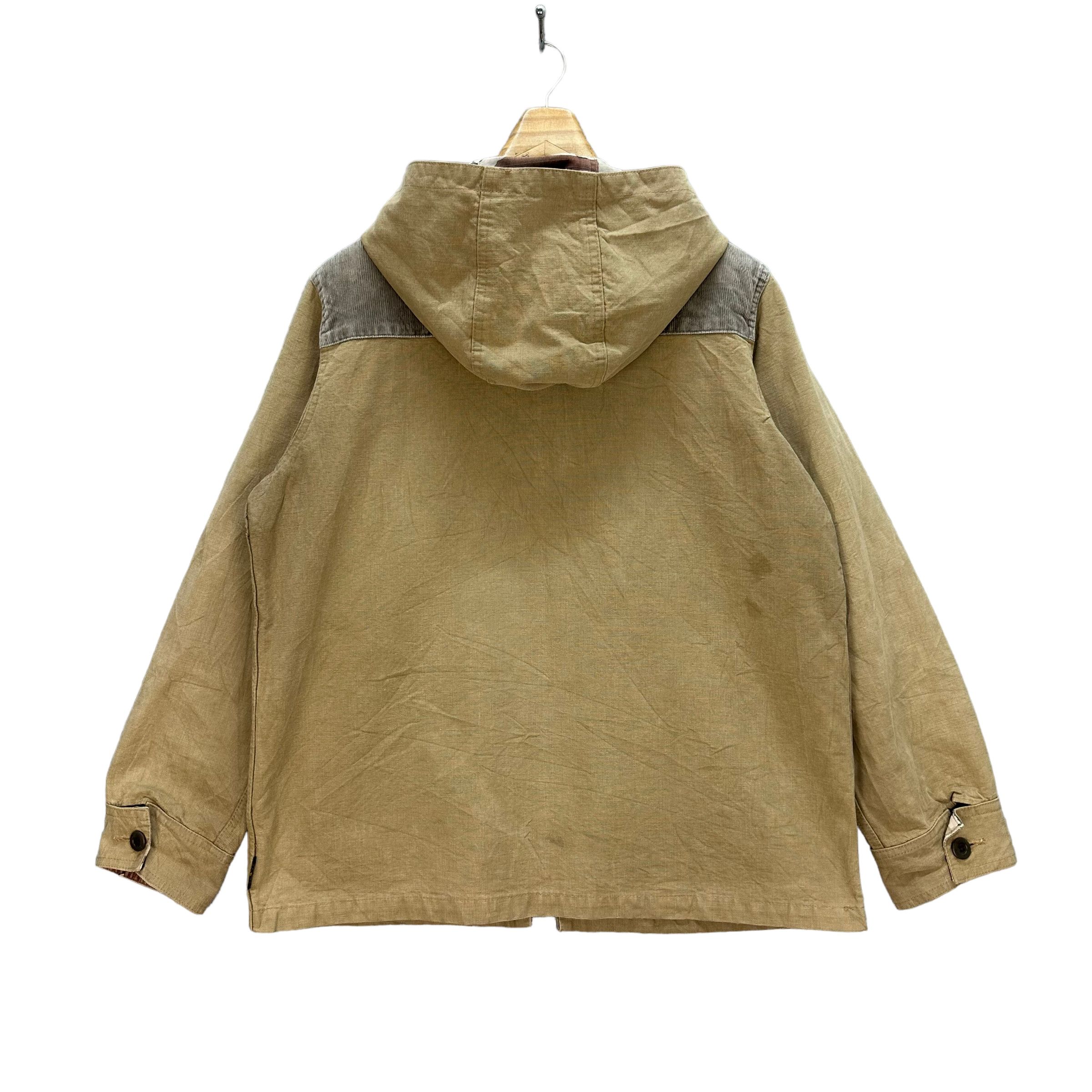 Japanese Brand GOWEST CAMO LINED HOODIE CHORE JACKET #7778-171 Size US M / EU 48-50 / 2 - 12 Thumbnail