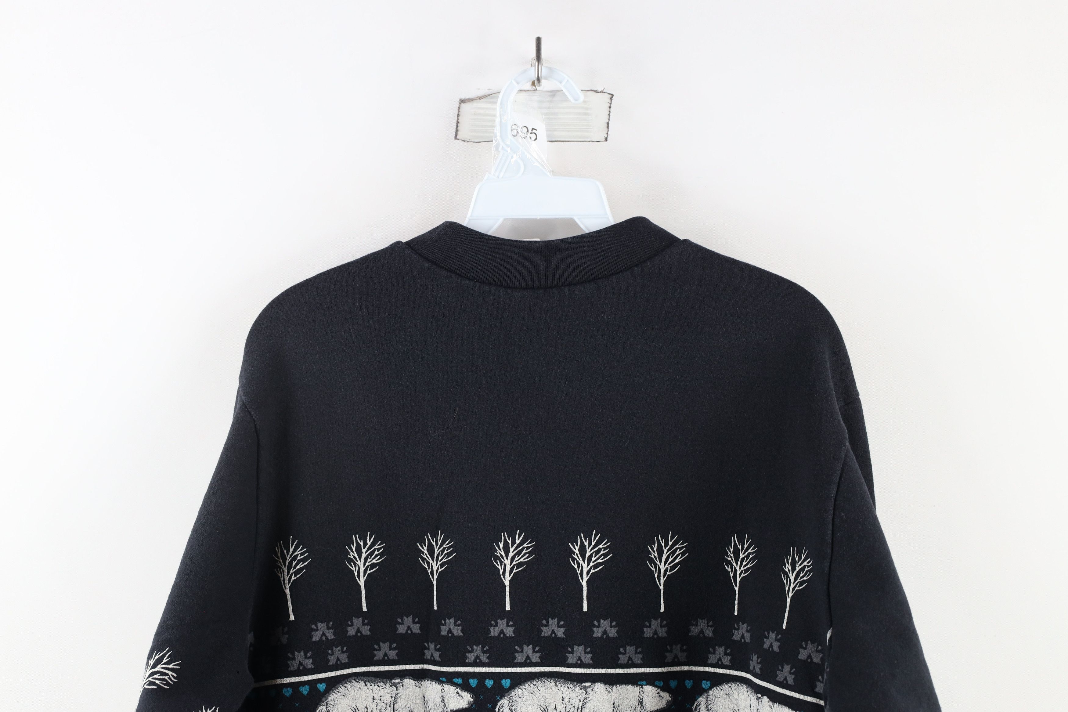 Vintage Vintage 90s Streetwear Bear All Over Print Sweatshirt USA Size XL / US 12-14 / IT 48-50 - 12 Thumbnail