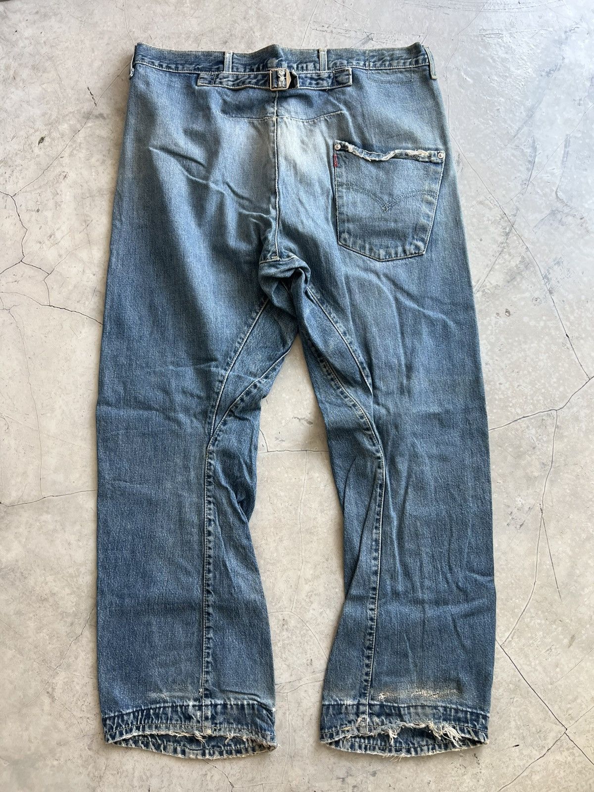 Levi's Levis Engineered Jeans Buckle Back Tag W36 Actual 37x31.5 Size US 36 / EU 52 - 6 Thumbnail