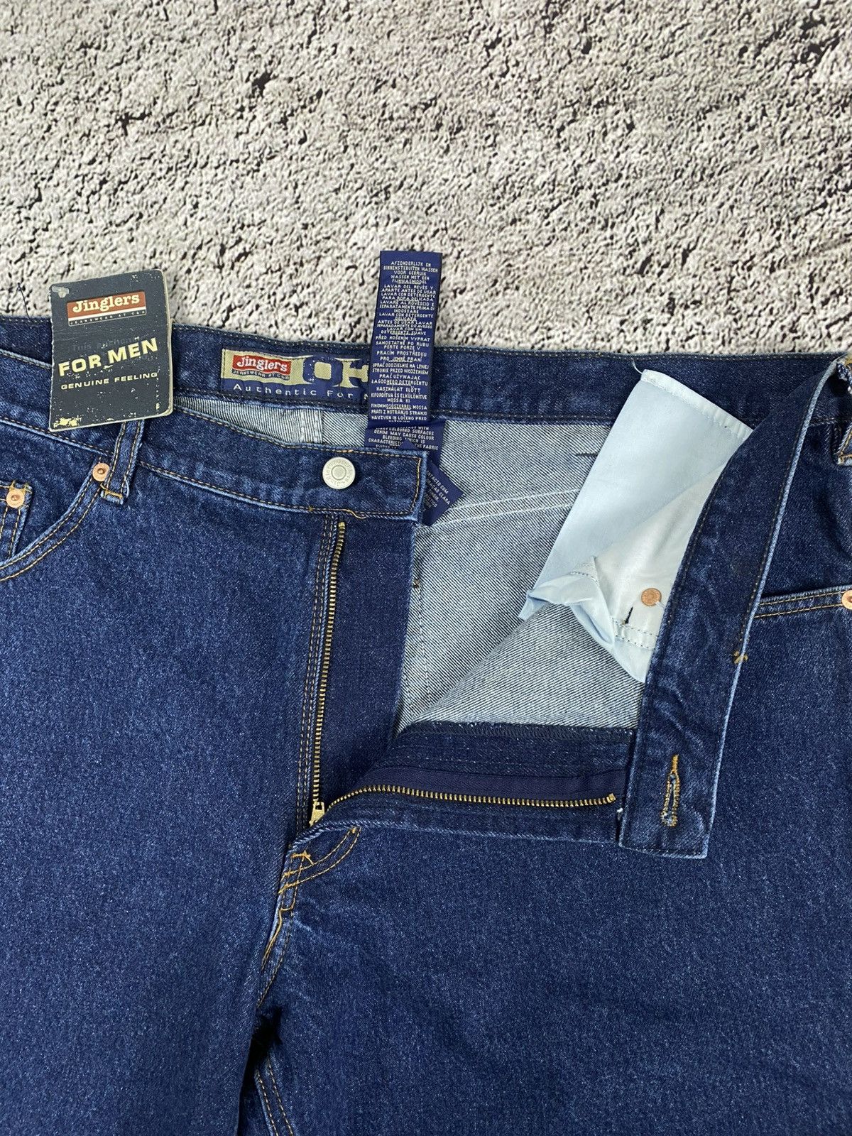 Vintage Vintage Y2K faded wide blue jeans big size streetwear 42 Size US 42 / EU 58 - 3 Thumbnail