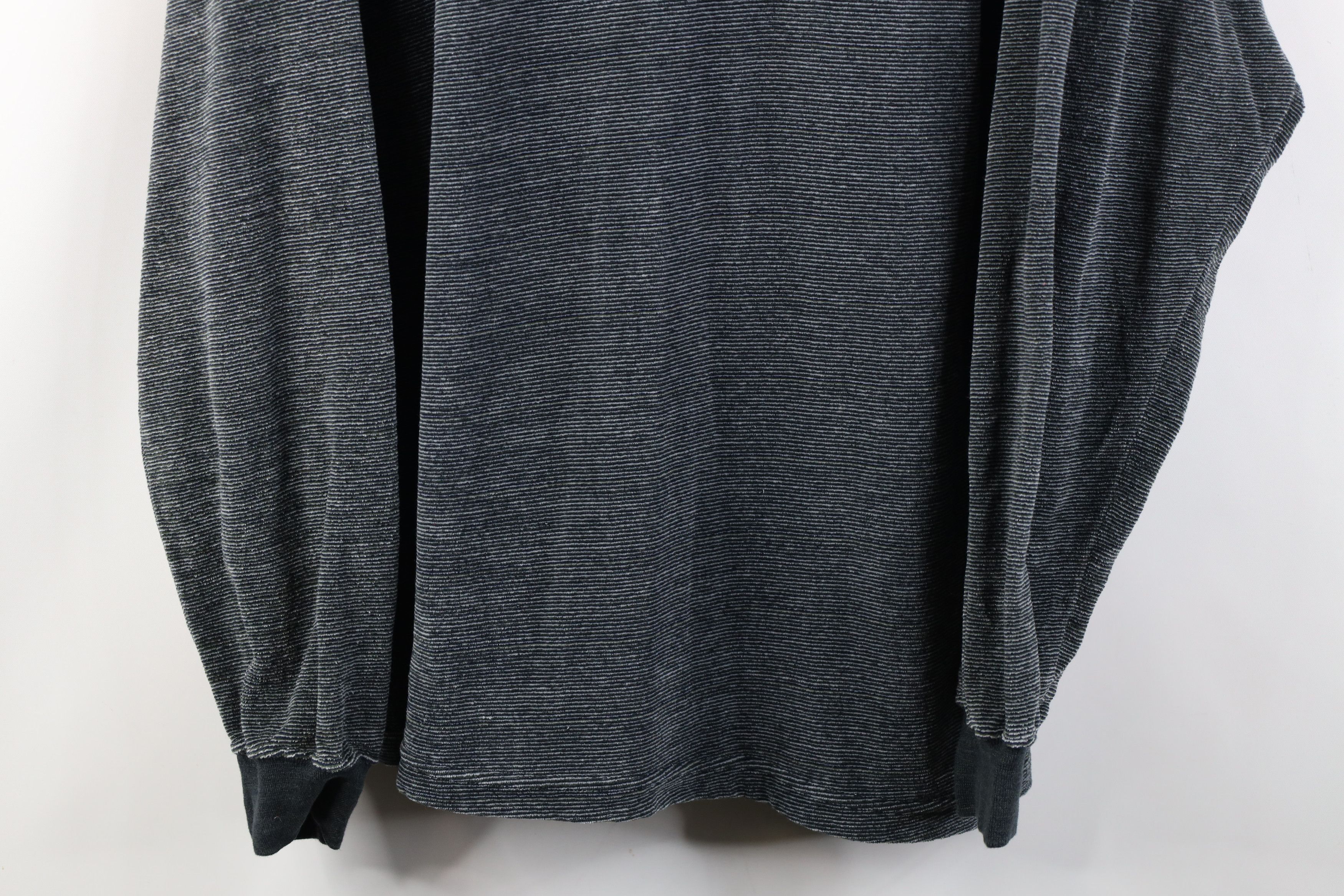 Vintage Vintage 90s Streetwear Ribbed Knit Long Sleeve Rugby Polo Size US XL / EU 56 / 4 - 3 Thumbnail