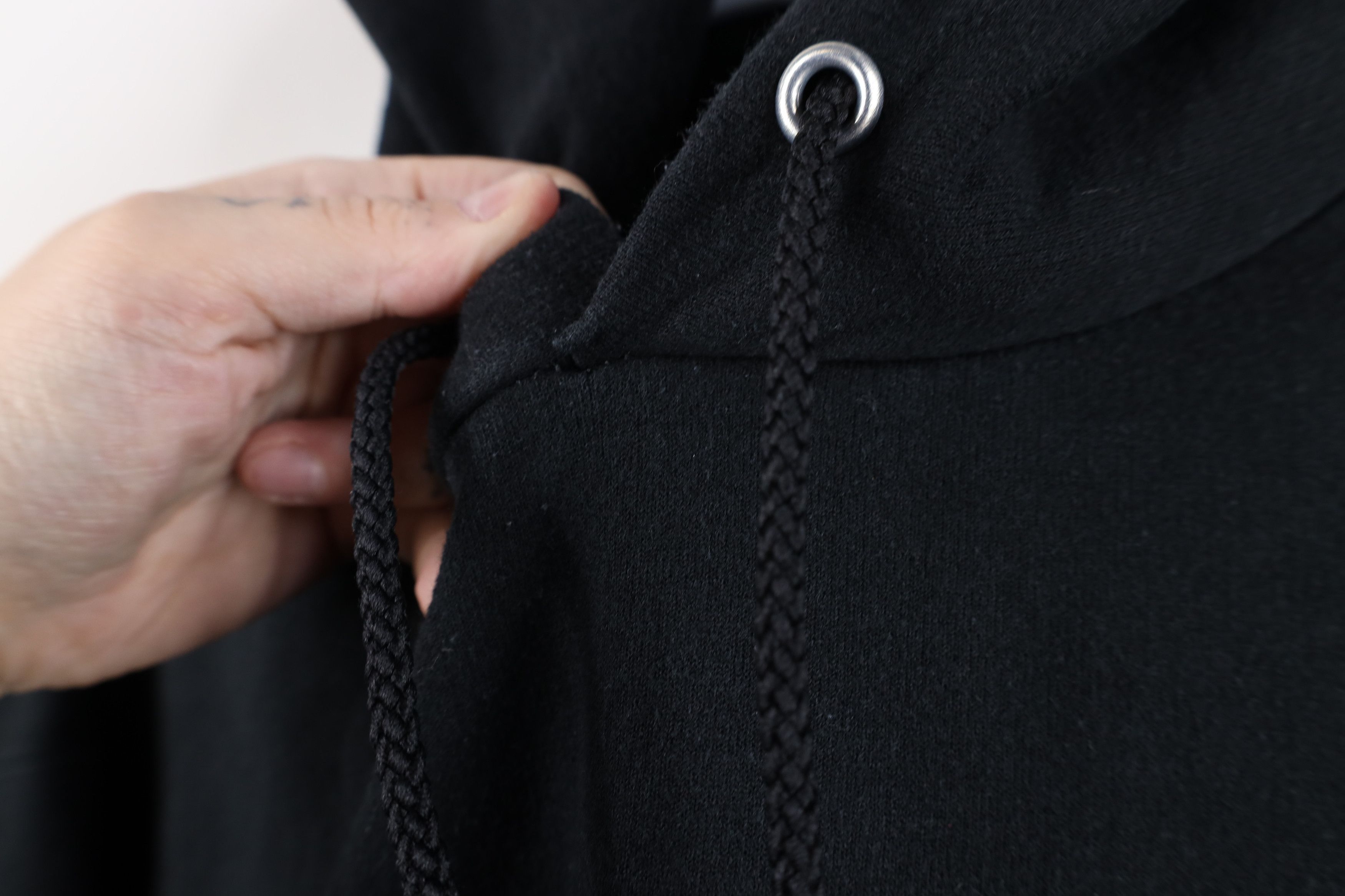 Champion Vintage 90s Champion Faded Blank Hoodie Sweatshirt Black Size US L / EU 52-54 / 3 - 5 Thumbnail