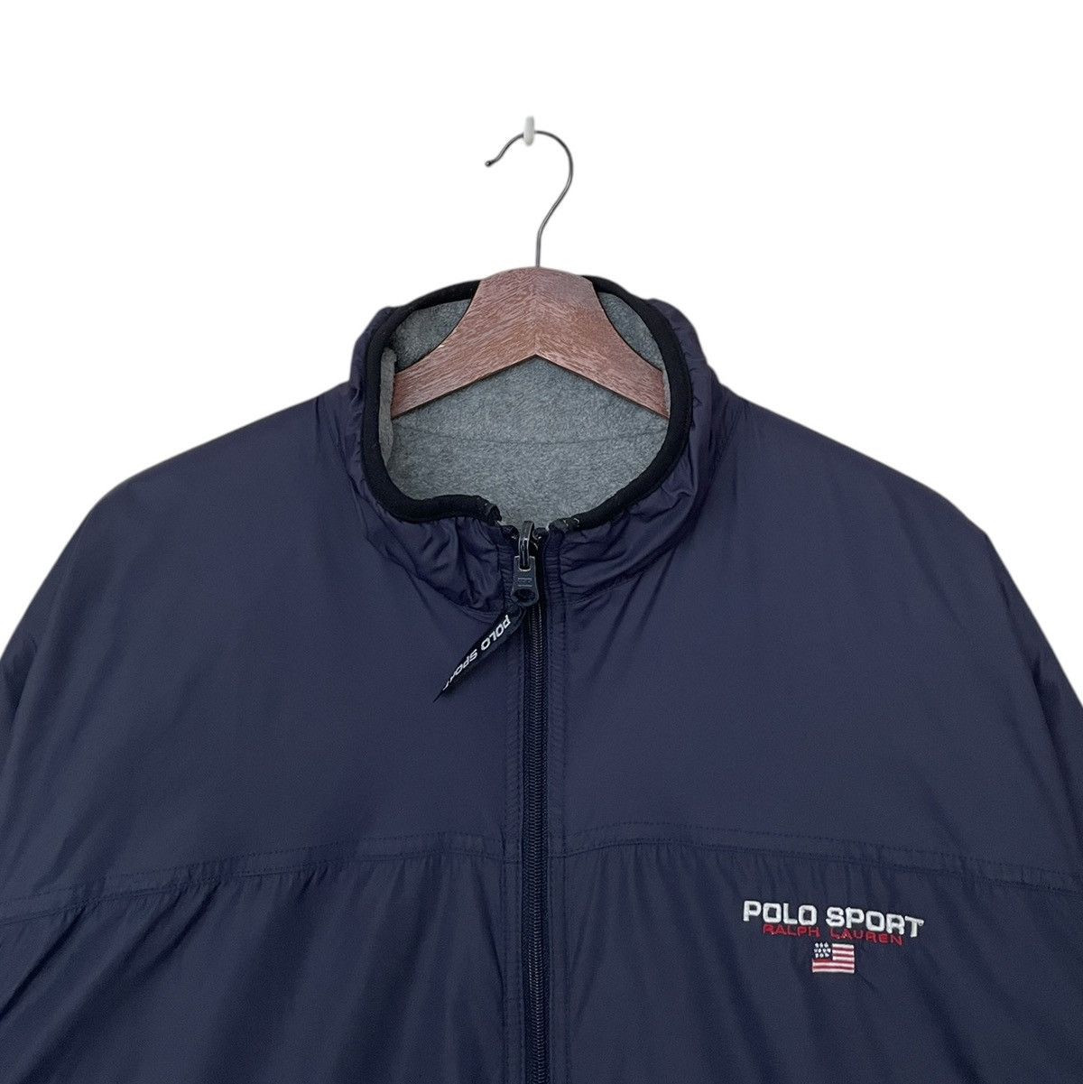 Polo Ralph Lauren Vintage Brand Polo Sport RL Reversible Fleece Jacket 1990s Size US L / EU 52-54 / 3 - 14 Thumbnail