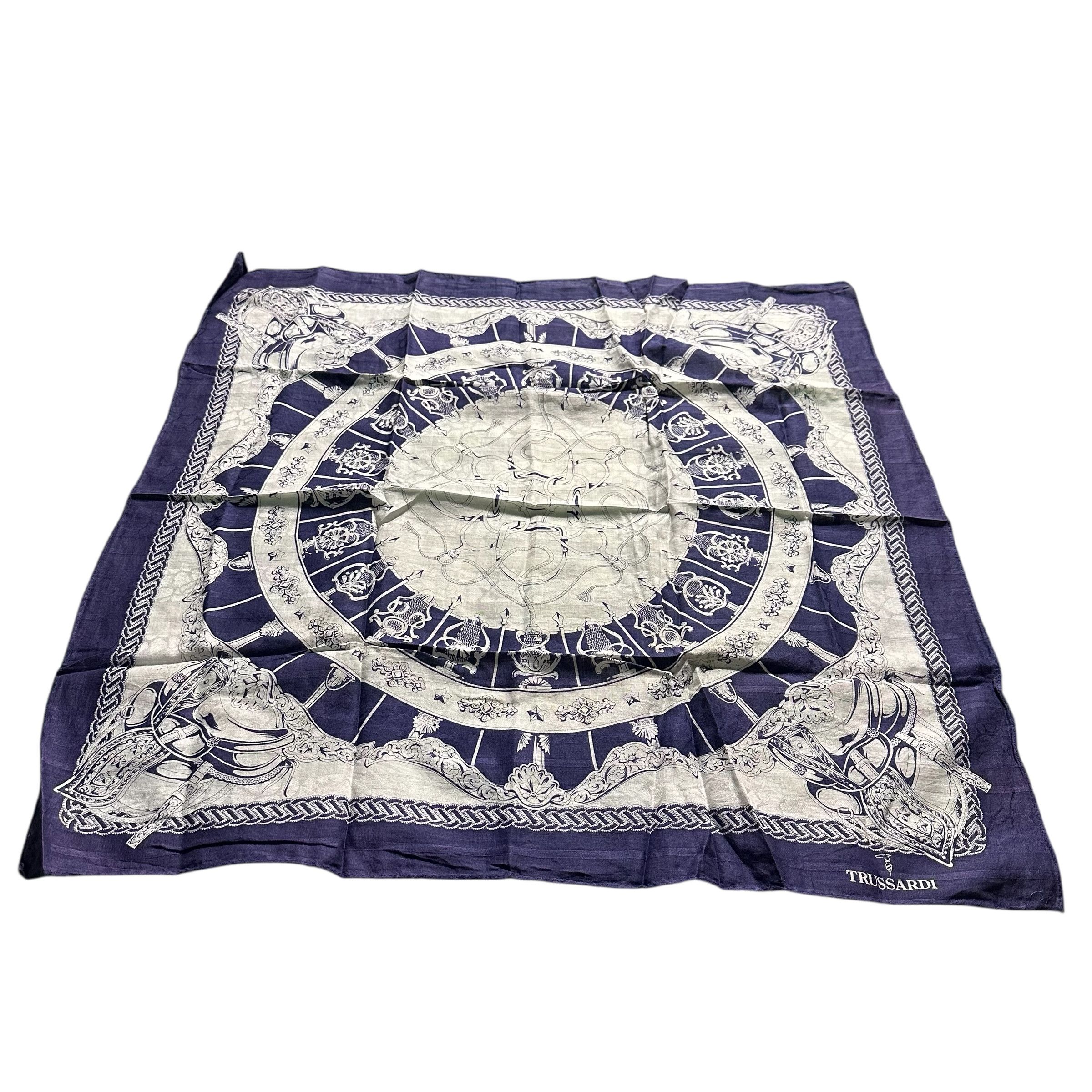 Trussardi × Vintage 🔥RARE🔥Trussardi Bandana Headband Neckerchief Handkerchief Size ONE SIZE - 1 Thumbnail