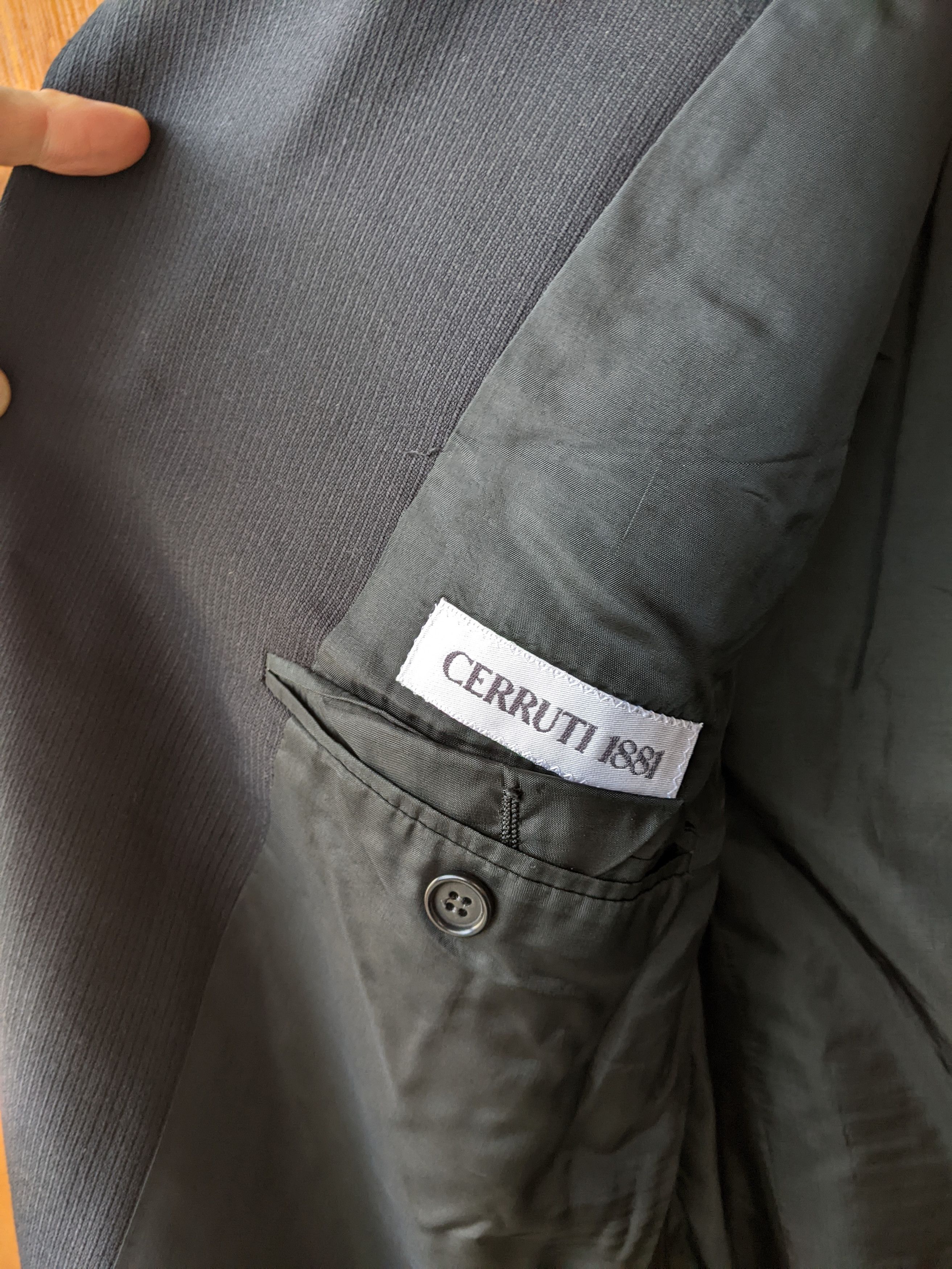Cerruti 1881 Cerruti 1881 Vintage Wool Blazer Saint Laurent Giorgio Arman Size 54R - 6 Thumbnail