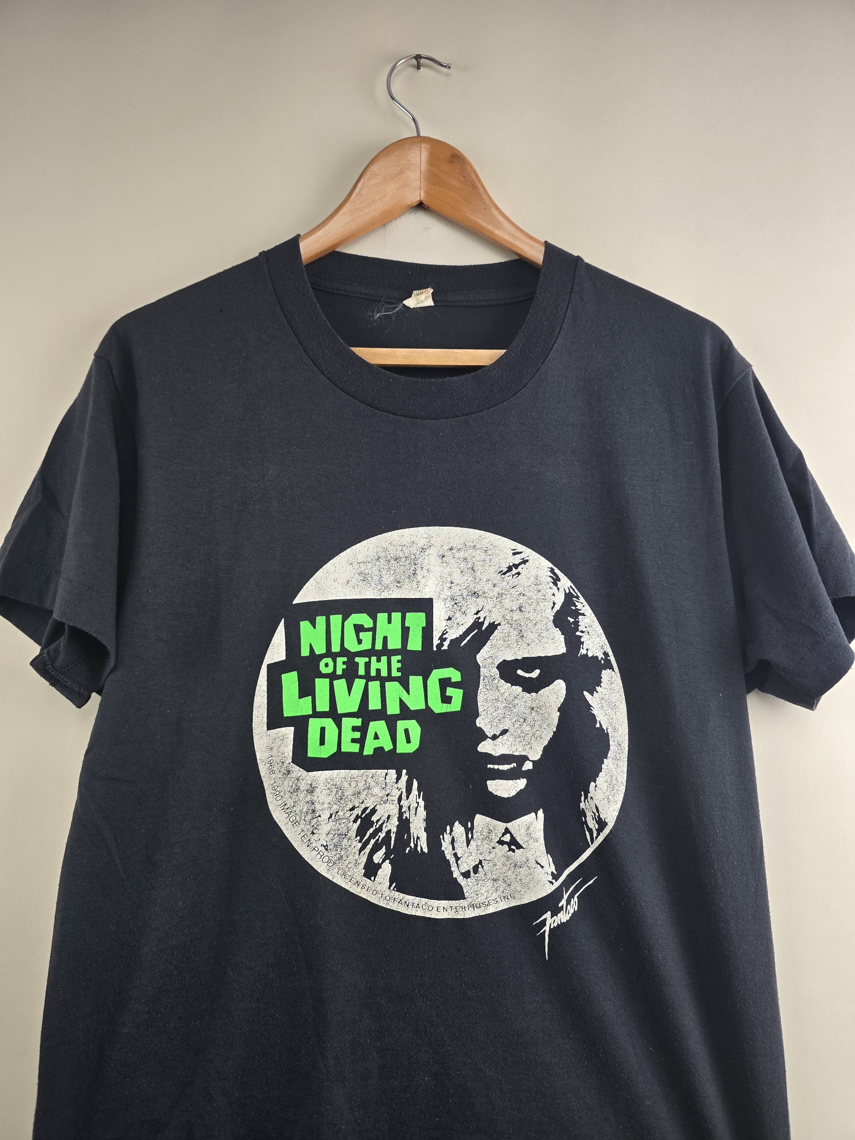 Band Tees × Vintage 1990 Night of the living dead Horror movie tee L 20" 27" Size US L / EU 52-54 / 3 - 2 Thumbnail