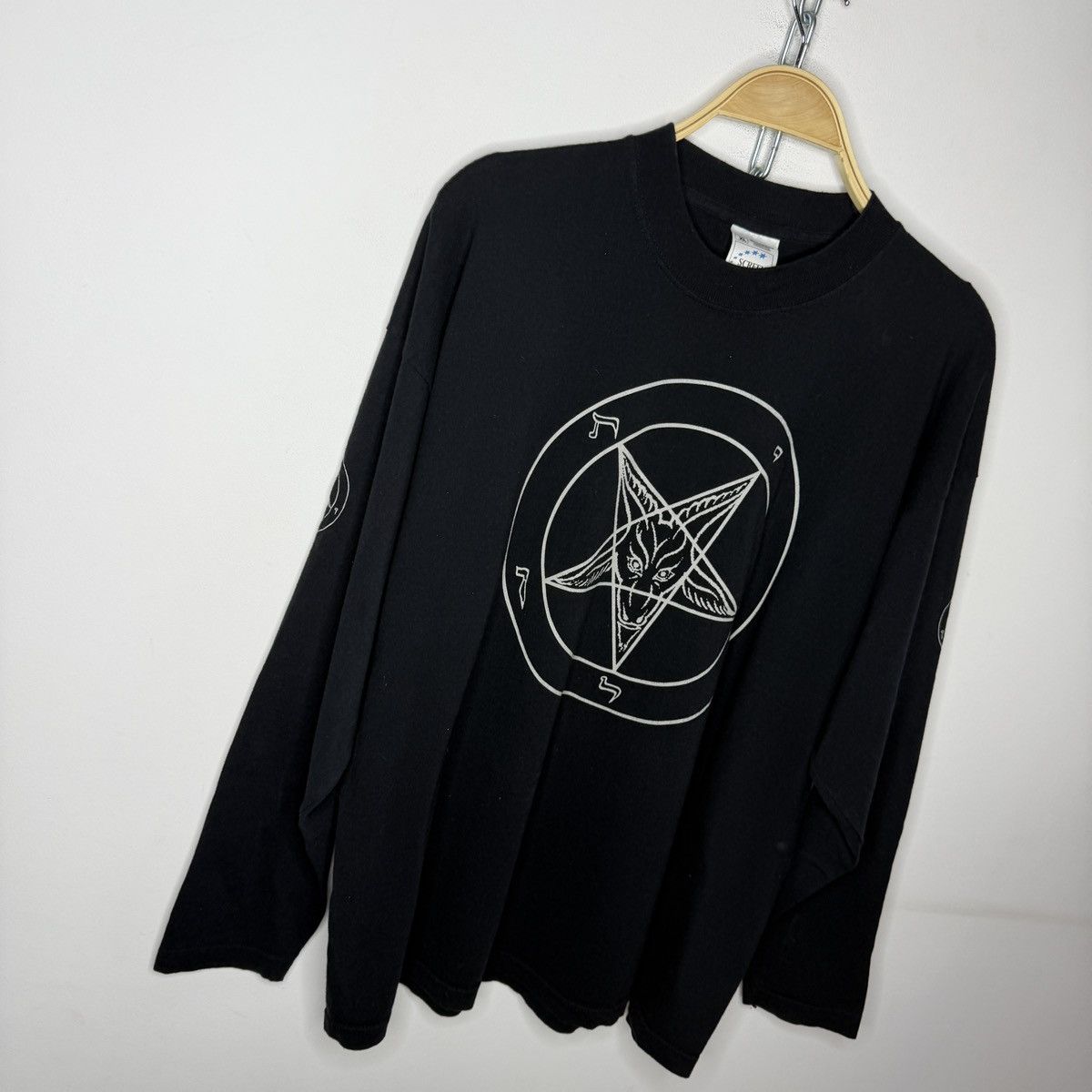Band Tees Y2K The Satanic Ritual Gothic Metal Tees Longsleeve Size US XL / EU 56 / 4 - 4 Thumbnail