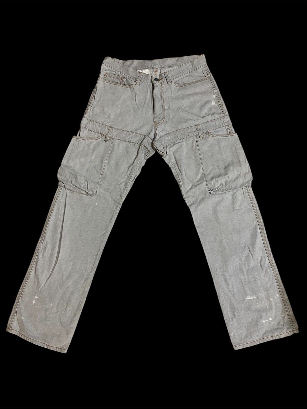 Issey Miyake Vintage Final Home Issey Miyake Multi Pocket Cargo Pants Size US 32 / EU 48 - 1 Thumbnail