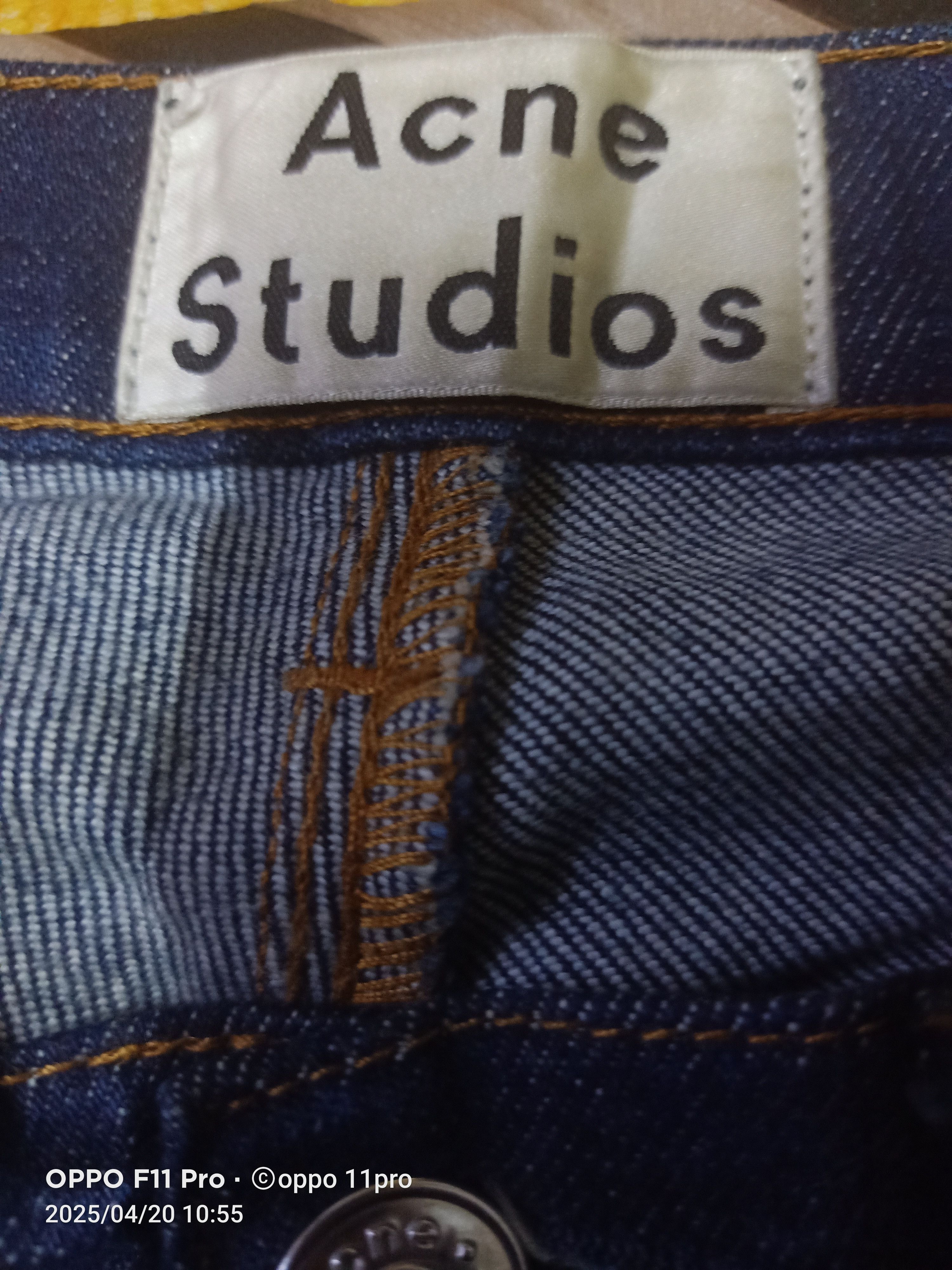 Acne Studios Ance Studio Max StR Raw Denim Size US 31 - 3 Thumbnail