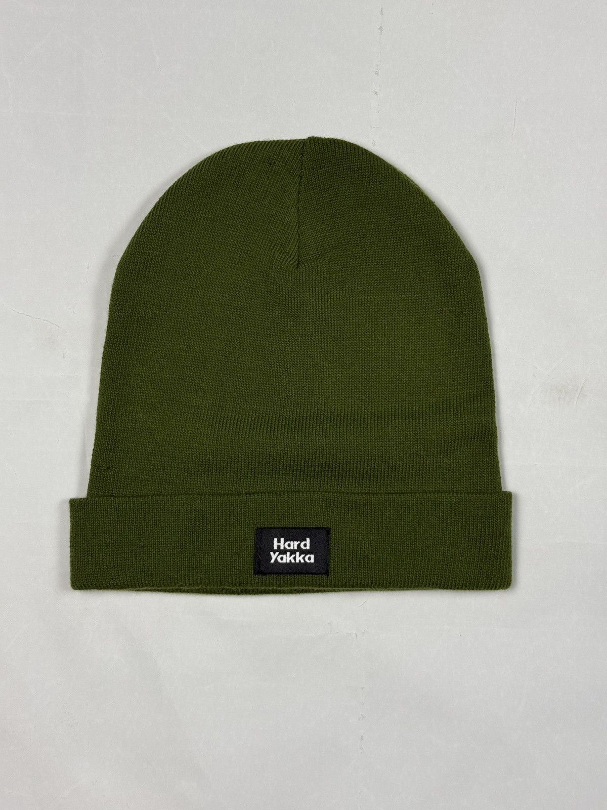 Vintage Hard Yakka Olive Beanie Size ONE SIZE - 1 Thumbnail