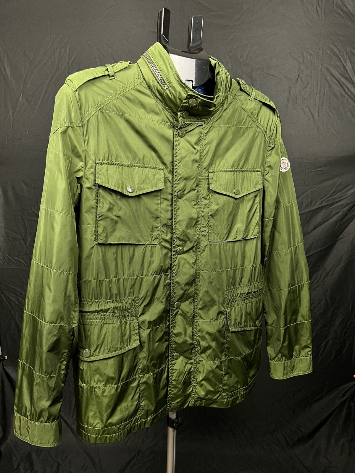 Moncler Moncler Lightweight Field Jacket Green Spring Windbreaker Size US L / EU 52-54 / 3 - 3 Thumbnail