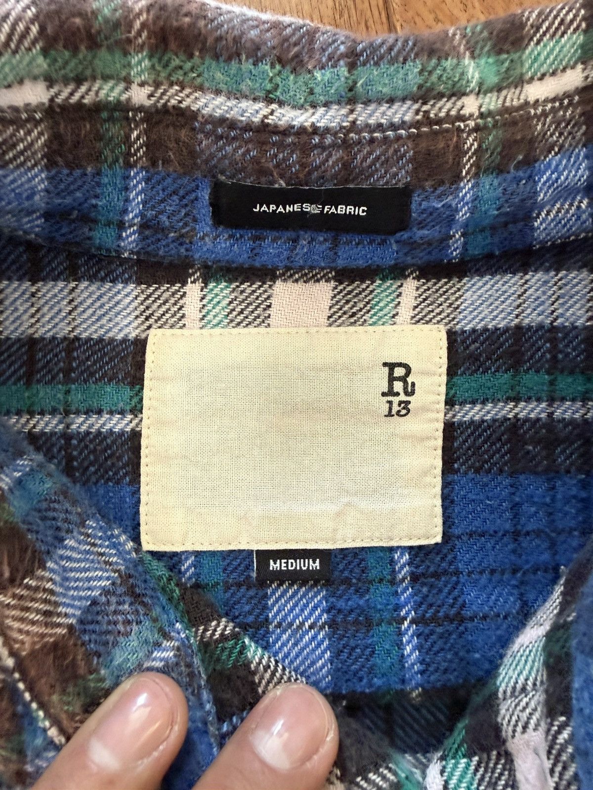 R13 Women’s R13 Plaid Distressed Button-Down Shirt - Medium Size M / US 6-8 / IT 42-44 - 5 Thumbnail