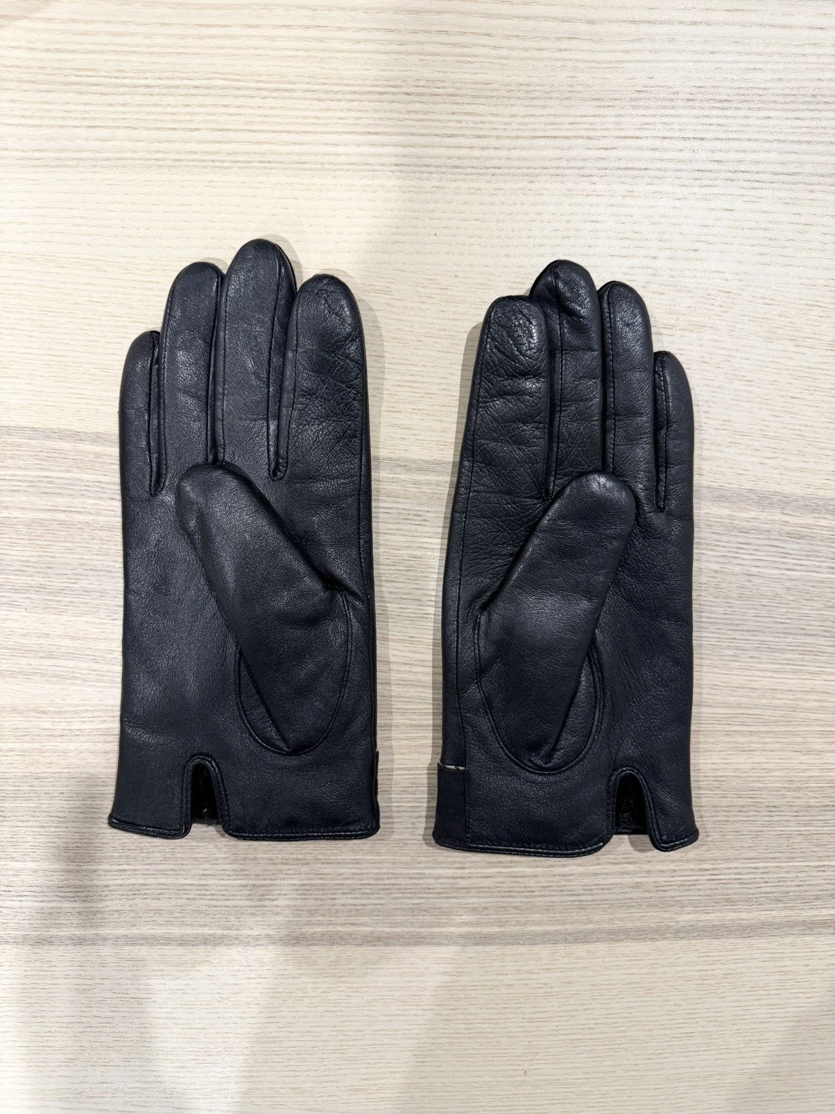 DAKS DAKS LEATHER GLOVES WITH CASHMERE LINING Size ONE SIZE - 2 Thumbnail
