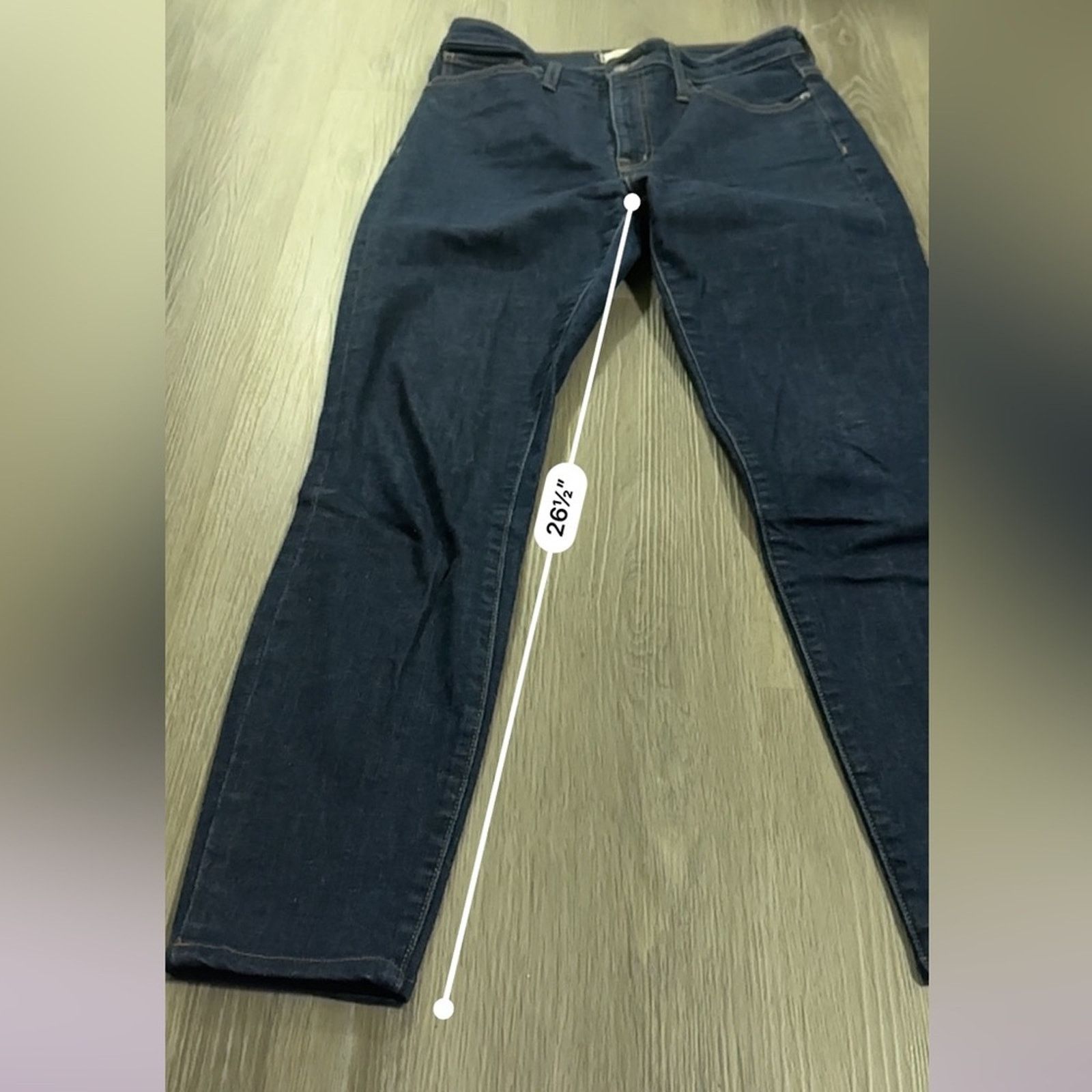 Madewell Madewell Curvy High-Rise Skinny Jeans in Lucille Wash Size 28" / US 6 / IT 42 - 11 Thumbnail