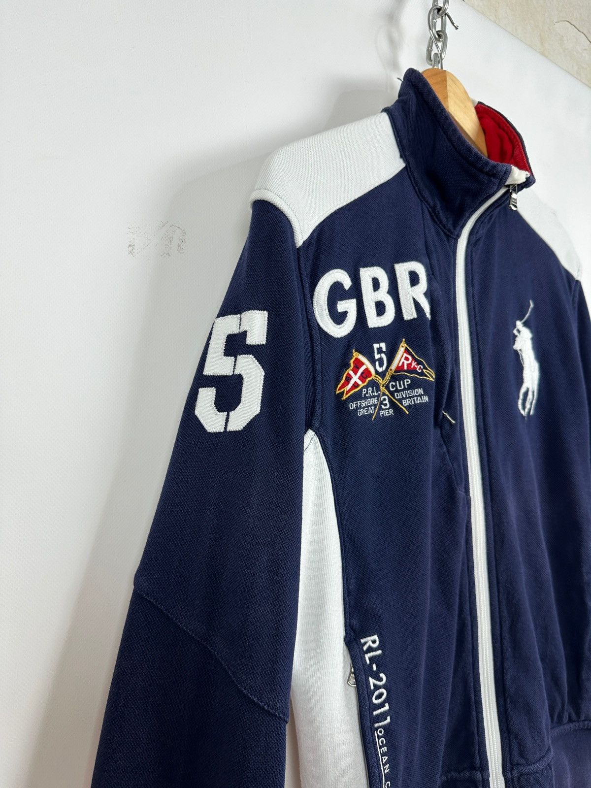 Polo Ralph Lauren Vintage Polo Ralph Lauren GBR Chief Keef Zip Sweatshirt Size US S / EU 44-46 / 1 - 14 Thumbnail