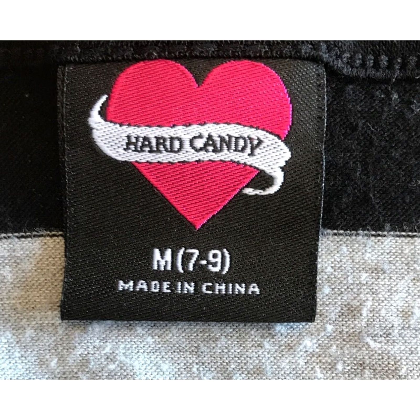 Vintage Hard Candy Love Blouse Jrs Top 7/9 1/2 Sleeve Black Bling University B160 Womens Size M / US 6-8 / IT 42-44 - 3 Thumbnail