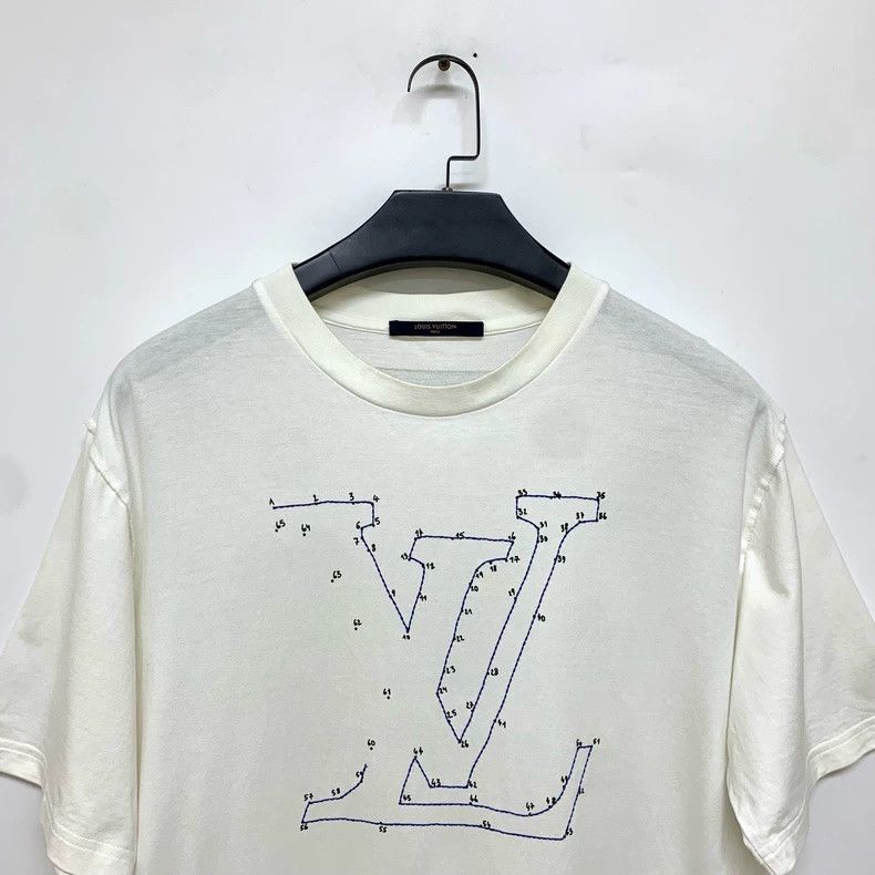 Louis Vuitton Louis Vuitton White Lianliankan short sleeve Size US XXL / EU 58 / 5 - 3 Thumbnail