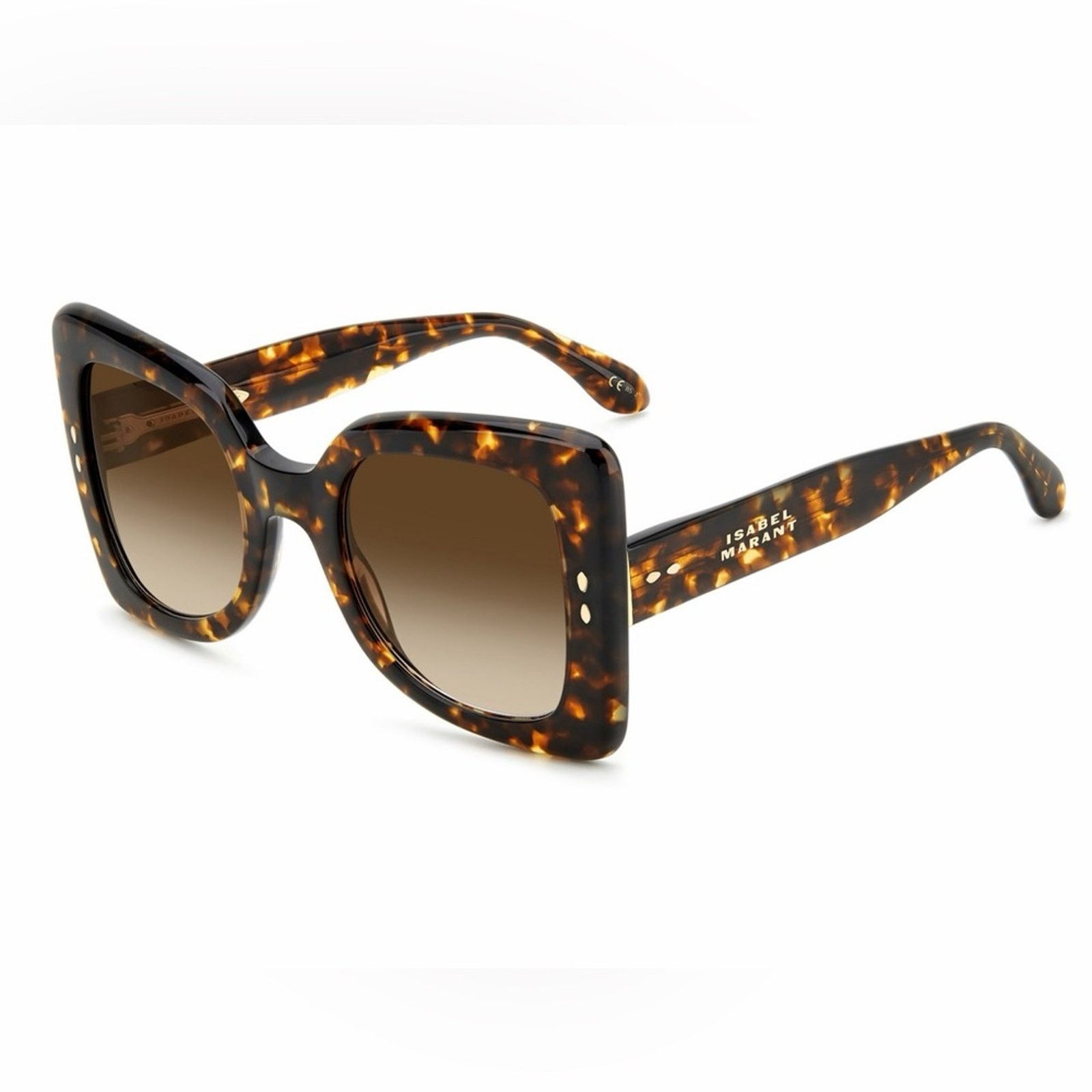 Isabel Marant New! Isabel Marant IM0120/S 086HA Brown and Gold Sunglasses Size ONE SIZE - 1 Thumbnail