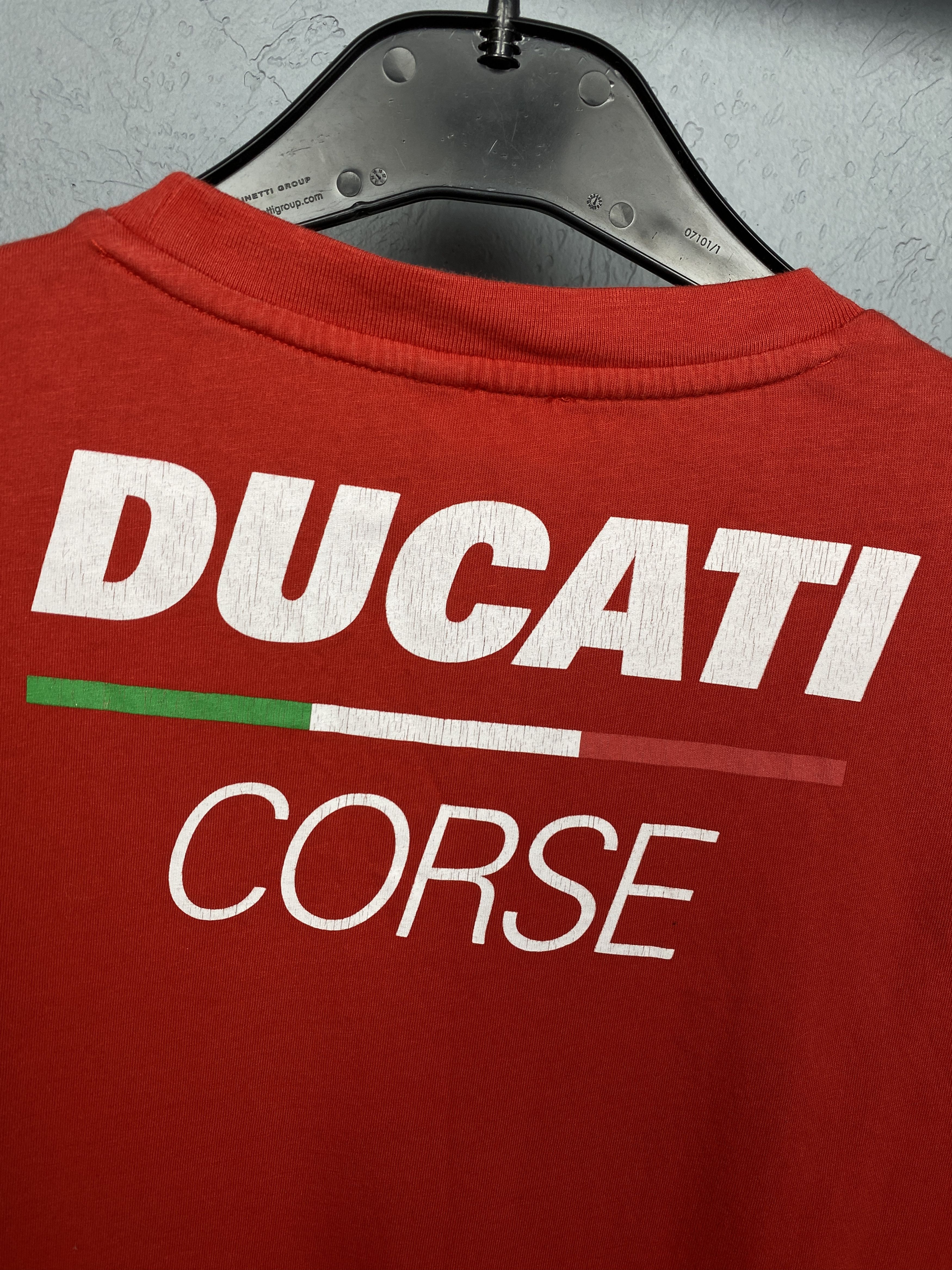 Ducati Ducati Corse Racing Team Vintage Mens Crew Neck T-Shirt Size US L / EU 52-54 / 3 - 12 Thumbnail