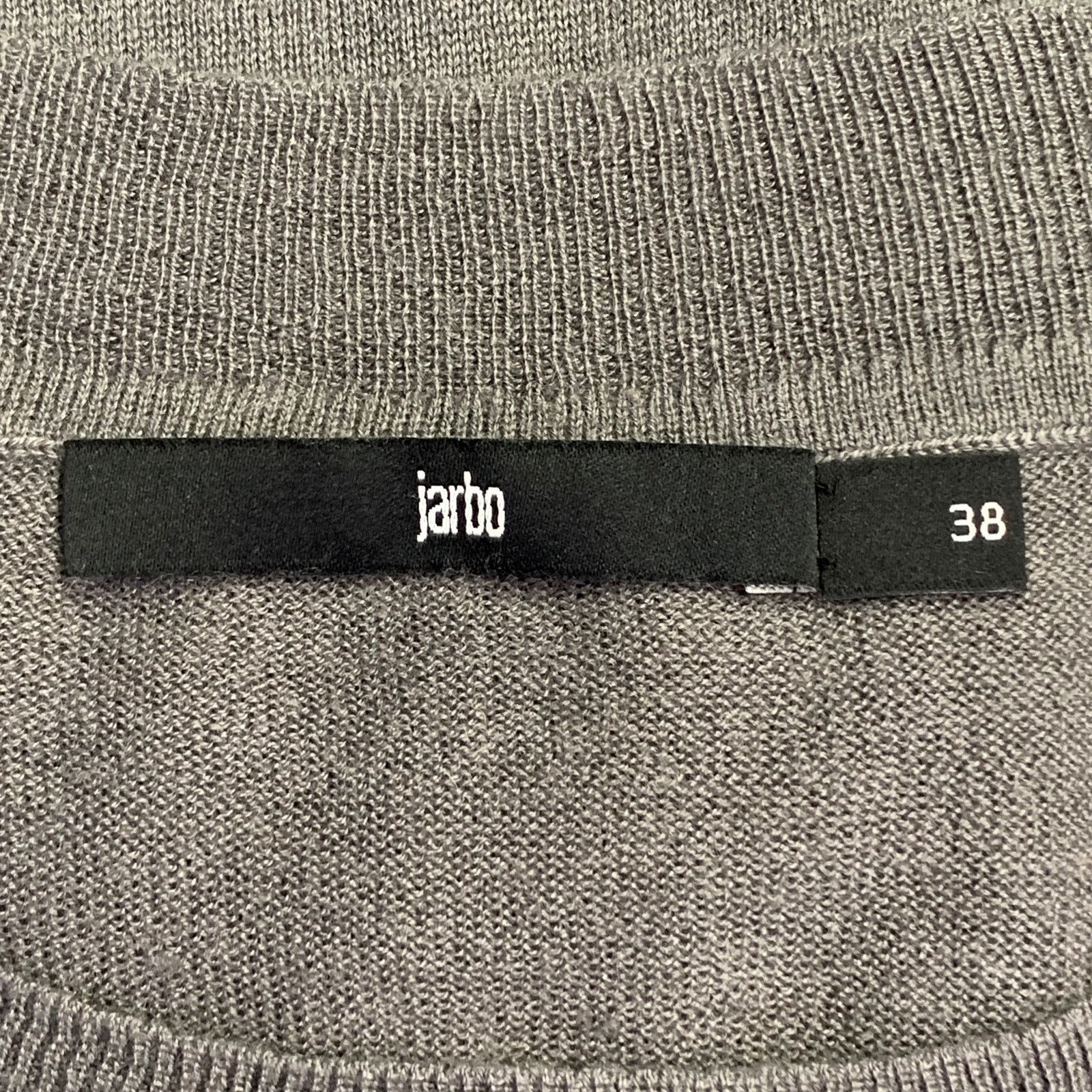 Other JARBO Size 2 Grey Silk Cashmere Short Sleeve Casual Top Size XS / US 0-2 / IT 36-38 - 4 Thumbnail