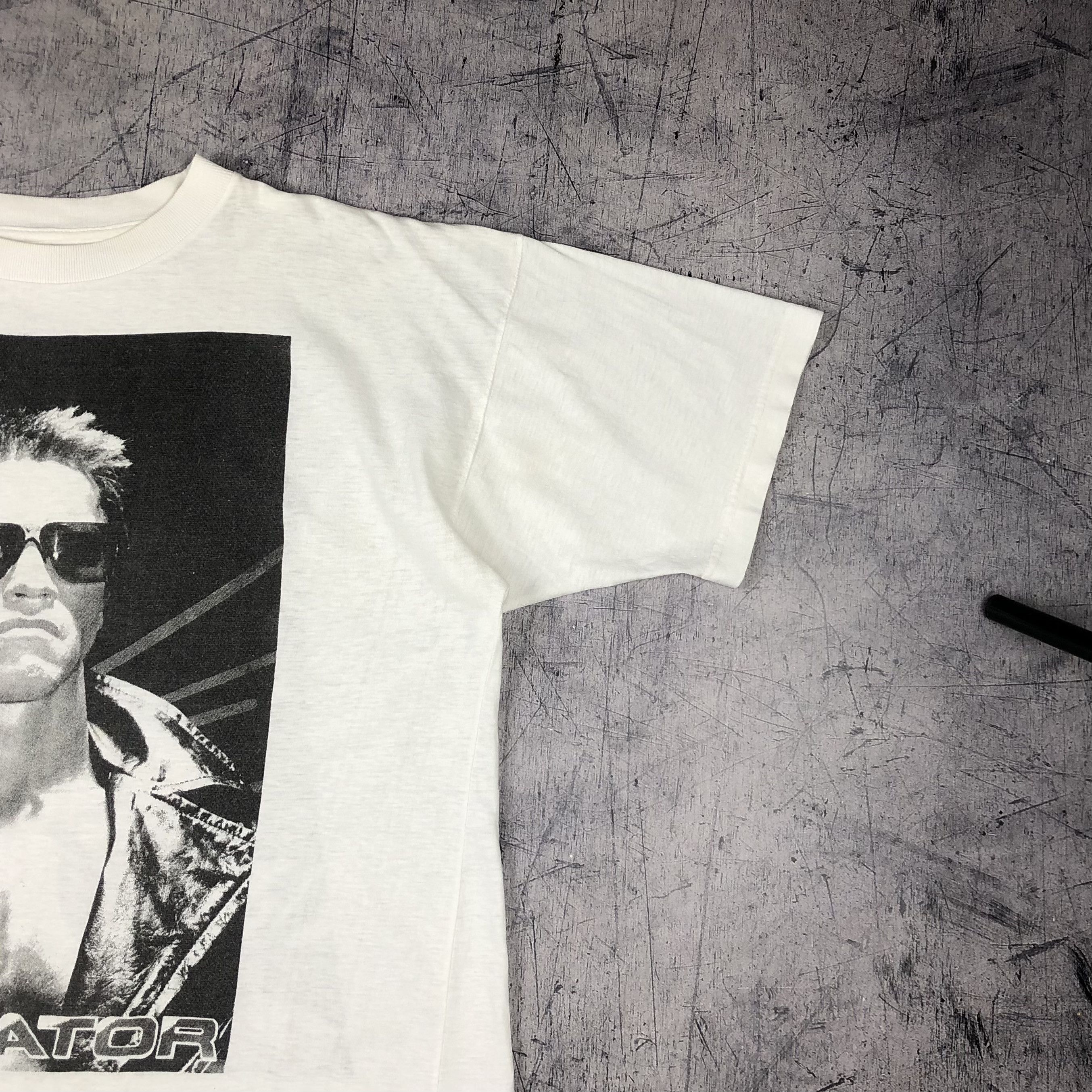 Vintage The Terminator Movie Film Schwarzenegger Rare Vintage Tee Size US L / EU 52-54 / 3 - 10 Thumbnail