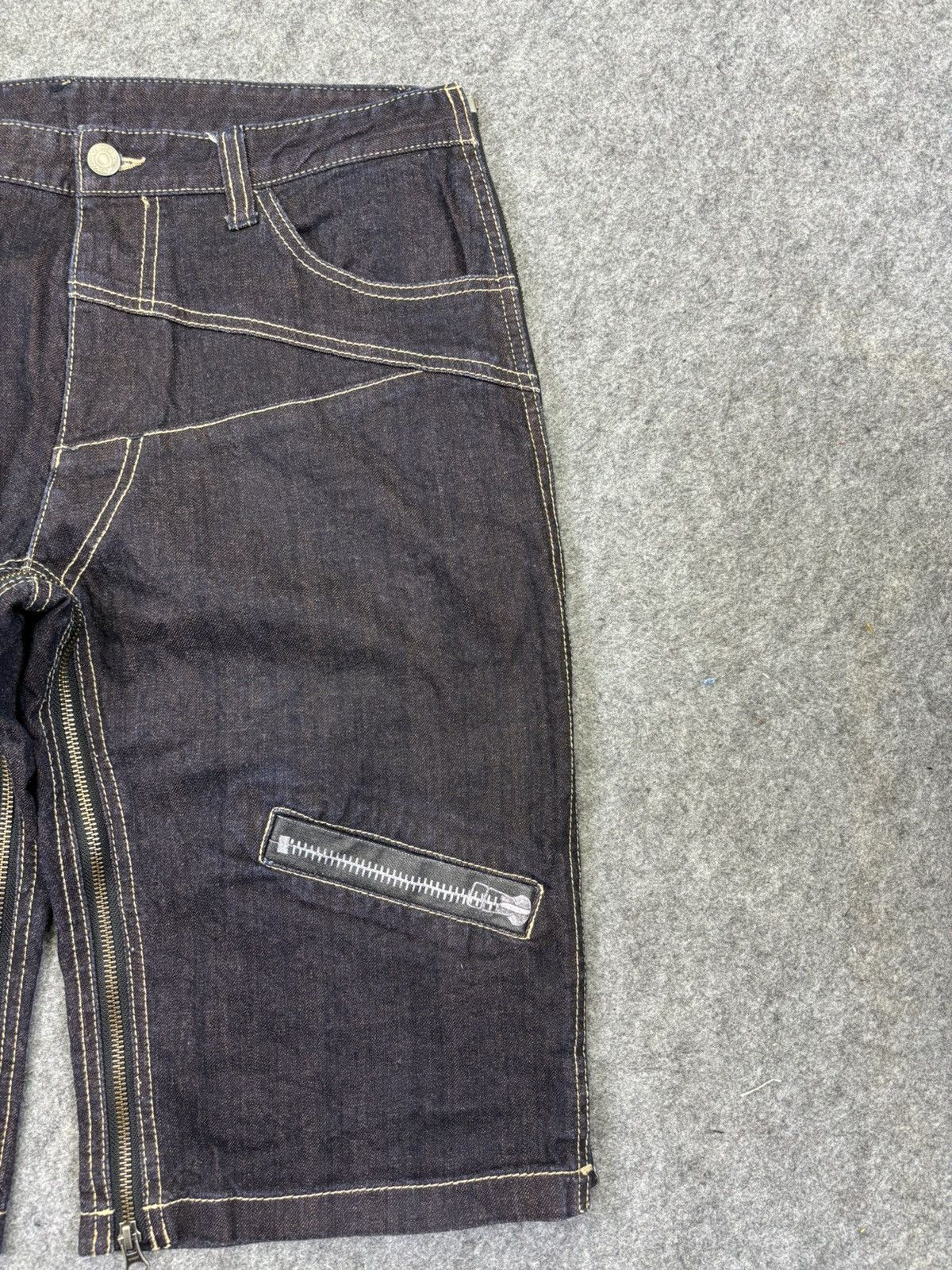 PPFM 💥Archival💥PPFM Full Zipper Short Denim K38 Size US 33 - 3 Thumbnail