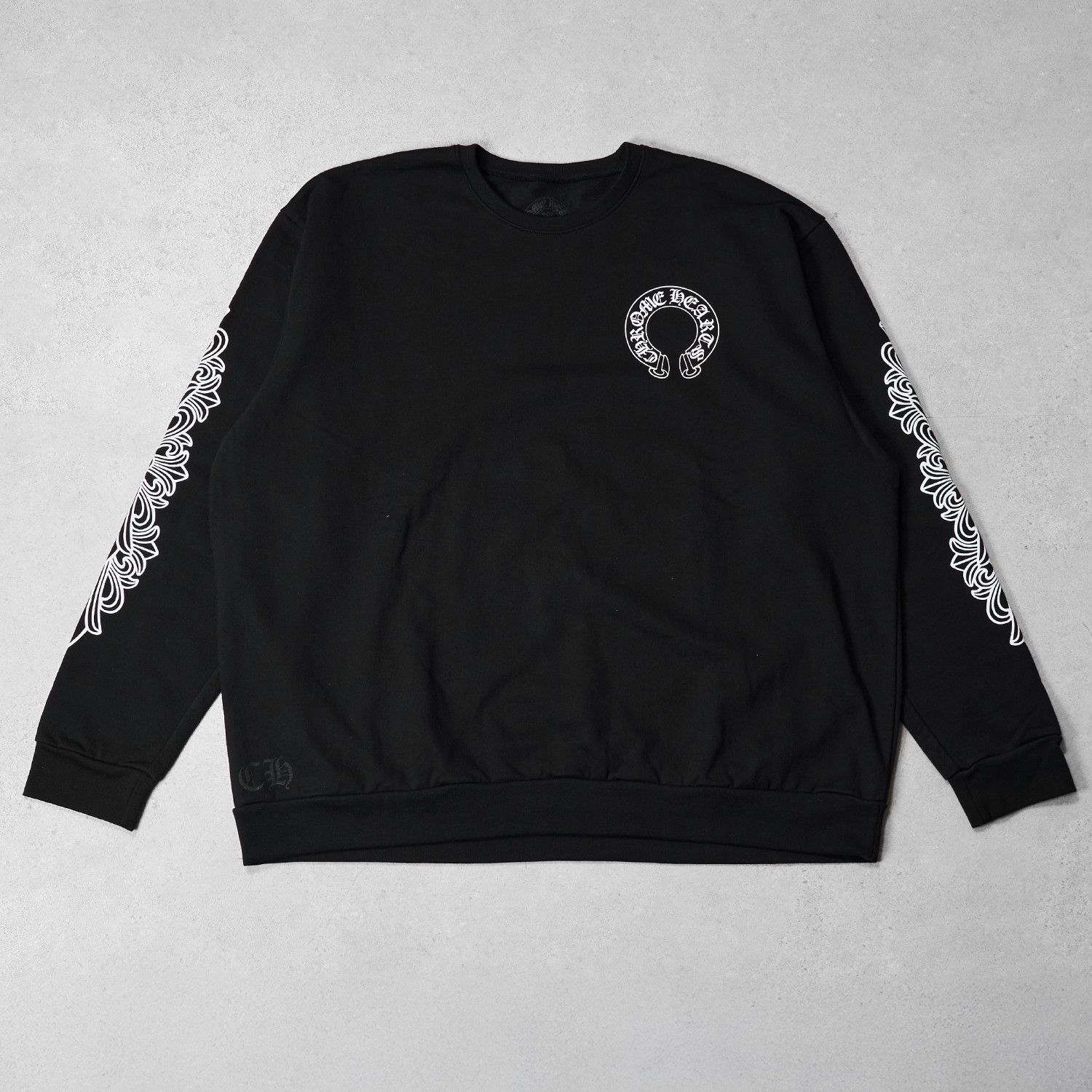 Chrome Hearts CHROME HEARTS Horseshoe Sweater BLACK | Grailed