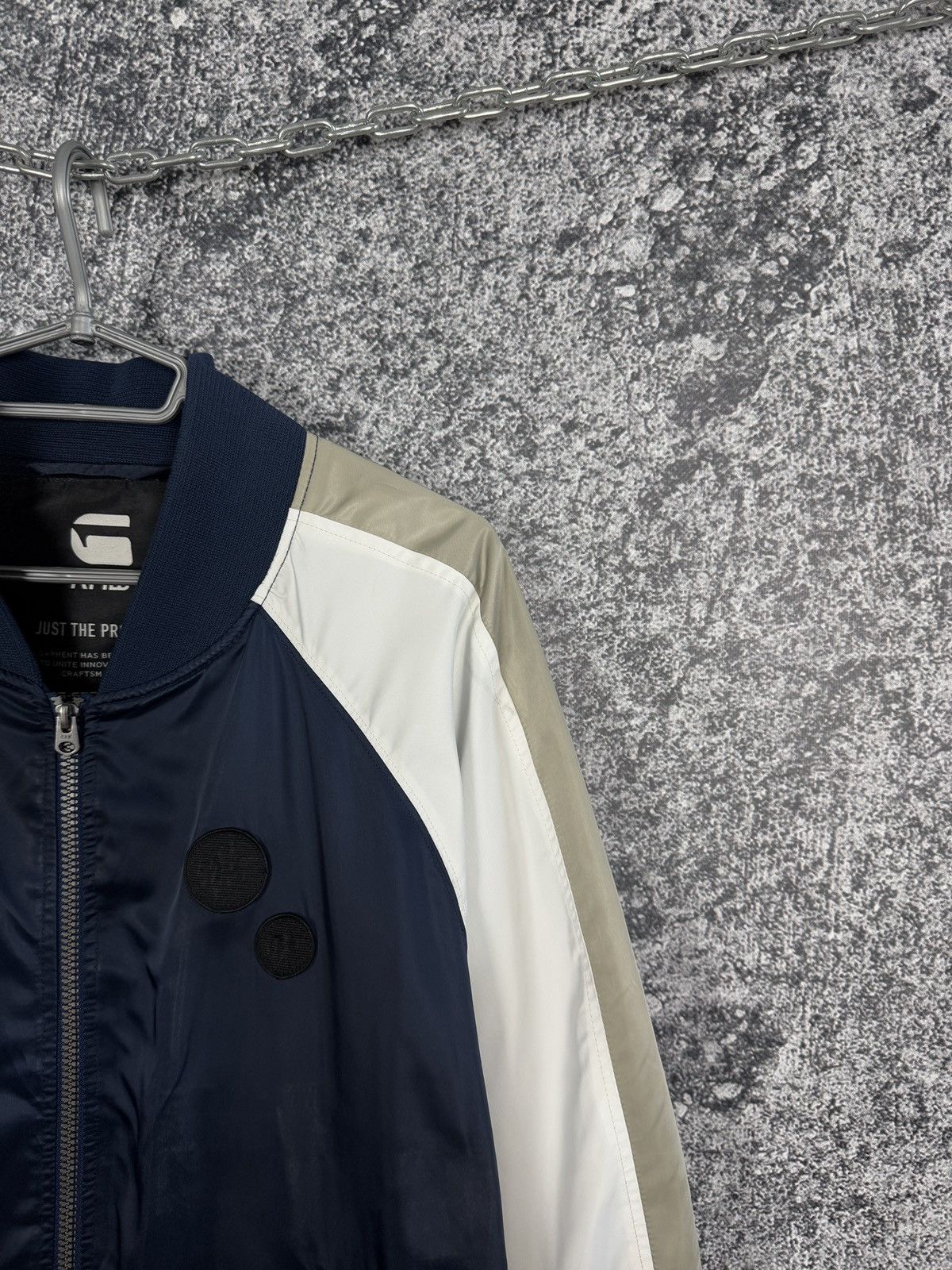 G-Star Men’s G-Star Raw Attacc Pinbadge Bomber Nylon Jacket Size XL Size US XL / EU 56 / 4 - 2 Thumbnail