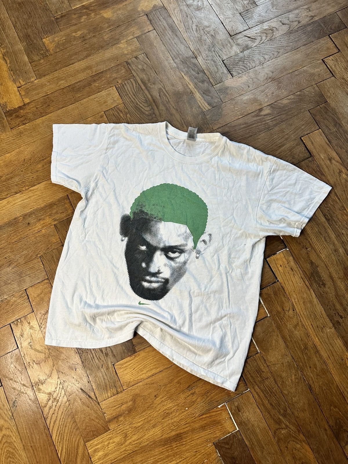 Vintage vintage 90s Dennis Rodman Tee Size US L / EU 52-54 / 3 - 1 Thumbnail